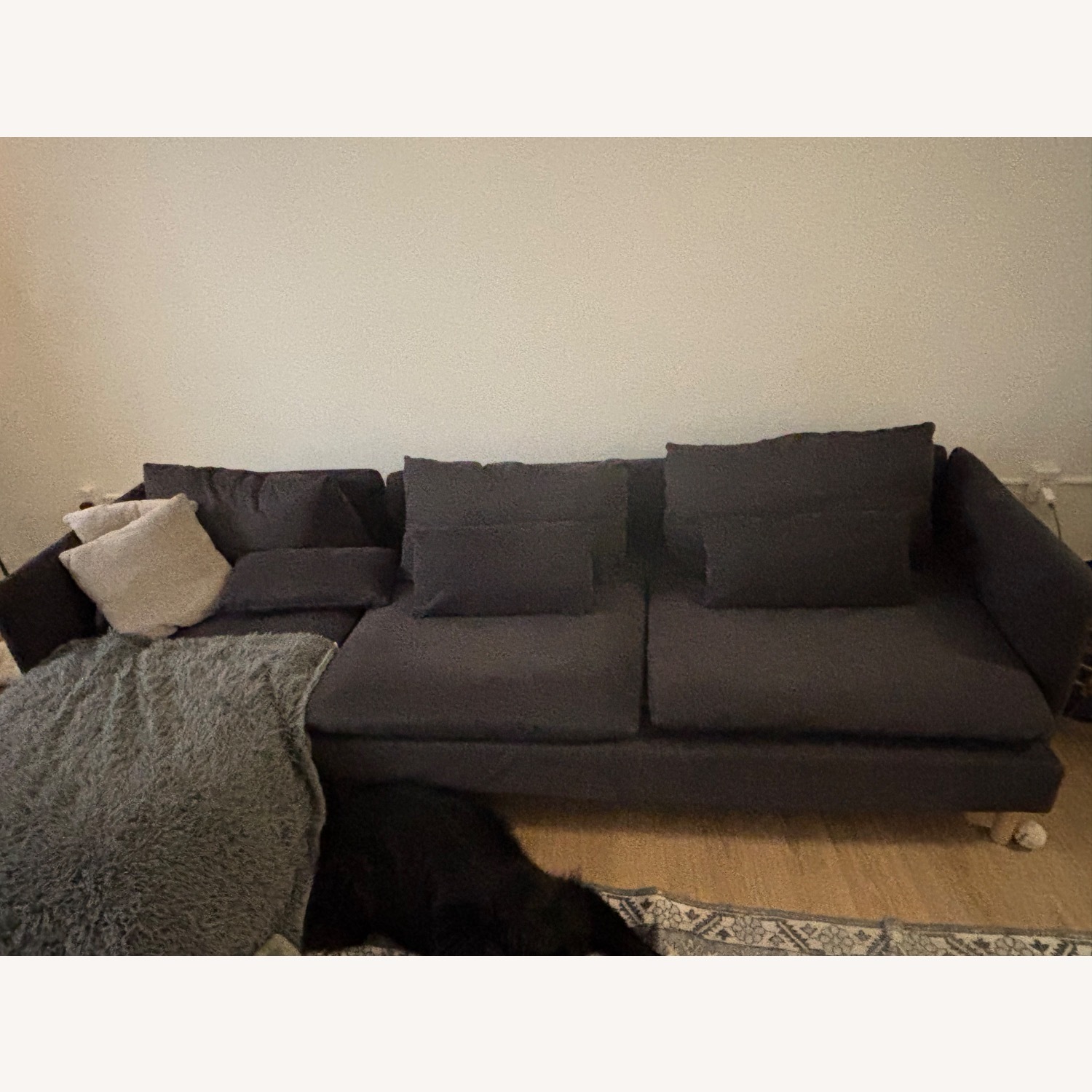 IKEA  3 Seater Sectional With Chaise Lounge - image-6