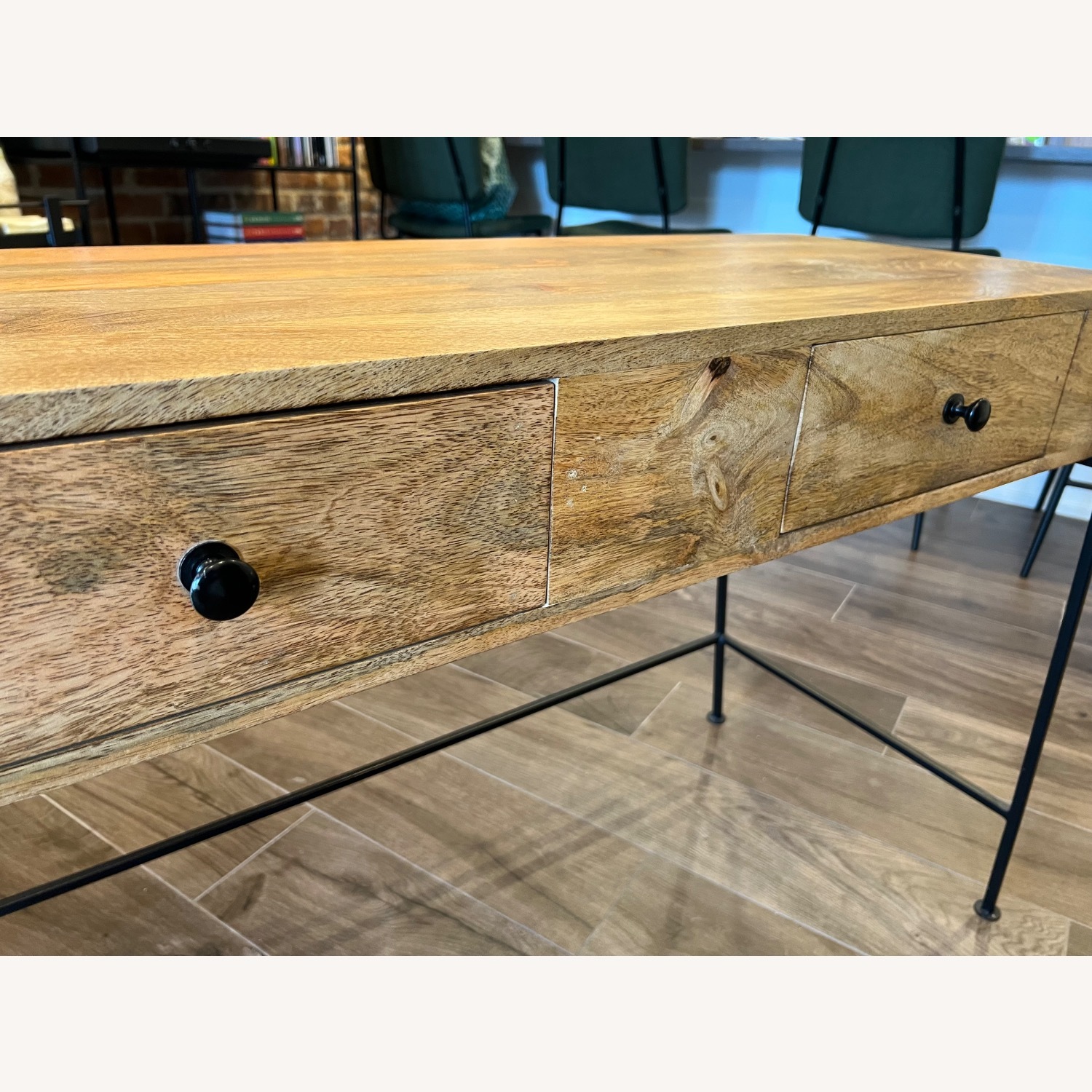 Home Meridian Wood Desk - image-8