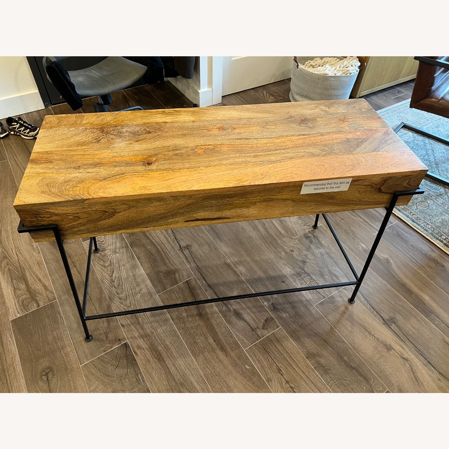 Home Meridian Wood Desk - image-3