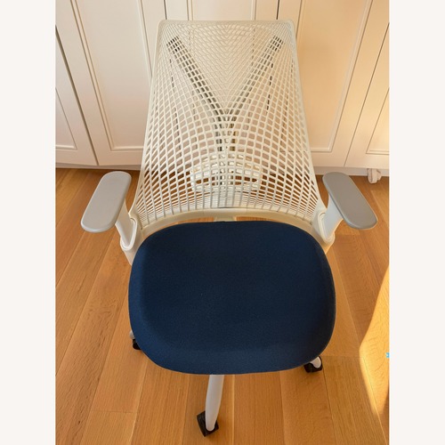 Used Herman Miller Sayl White Office Chair for sale on AptDeco