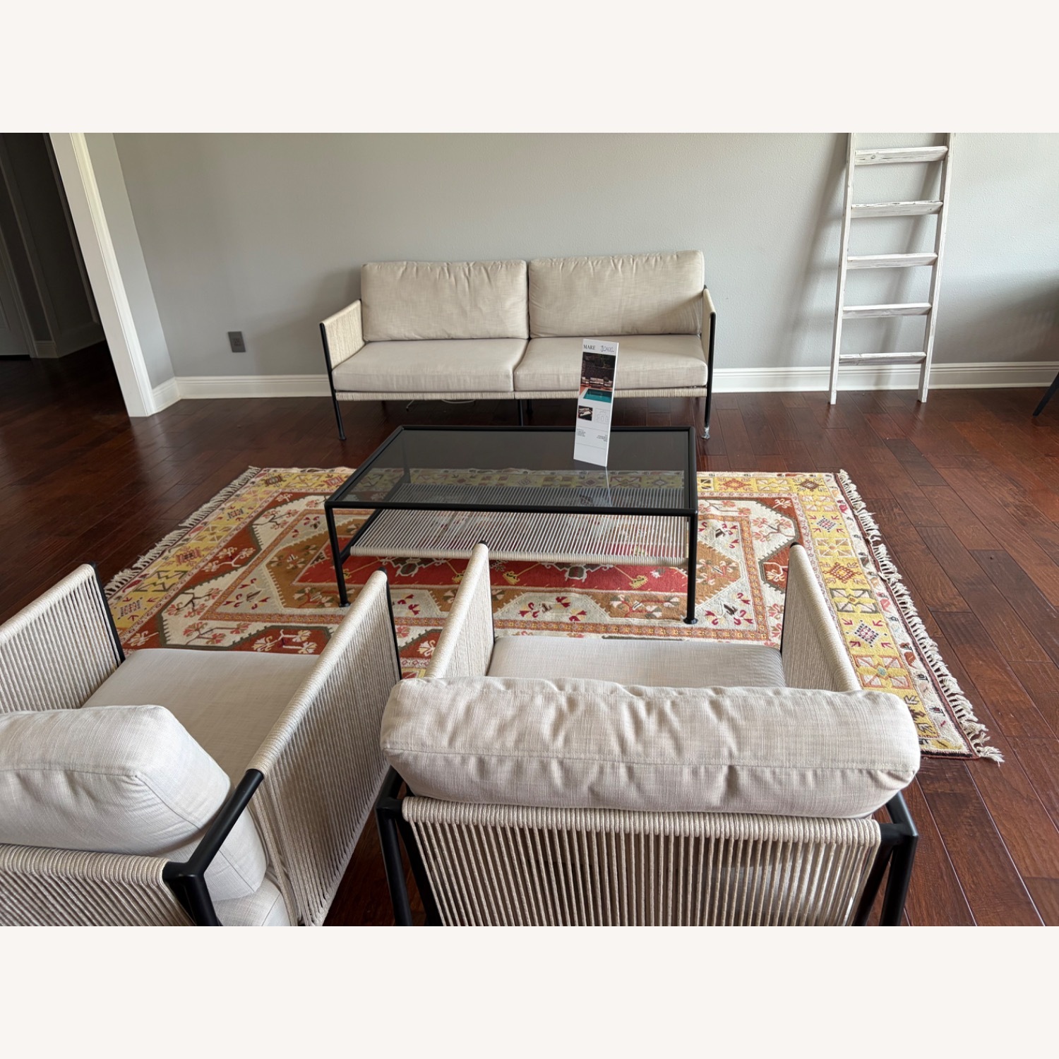 White Fabric Patio Furniture - image-3