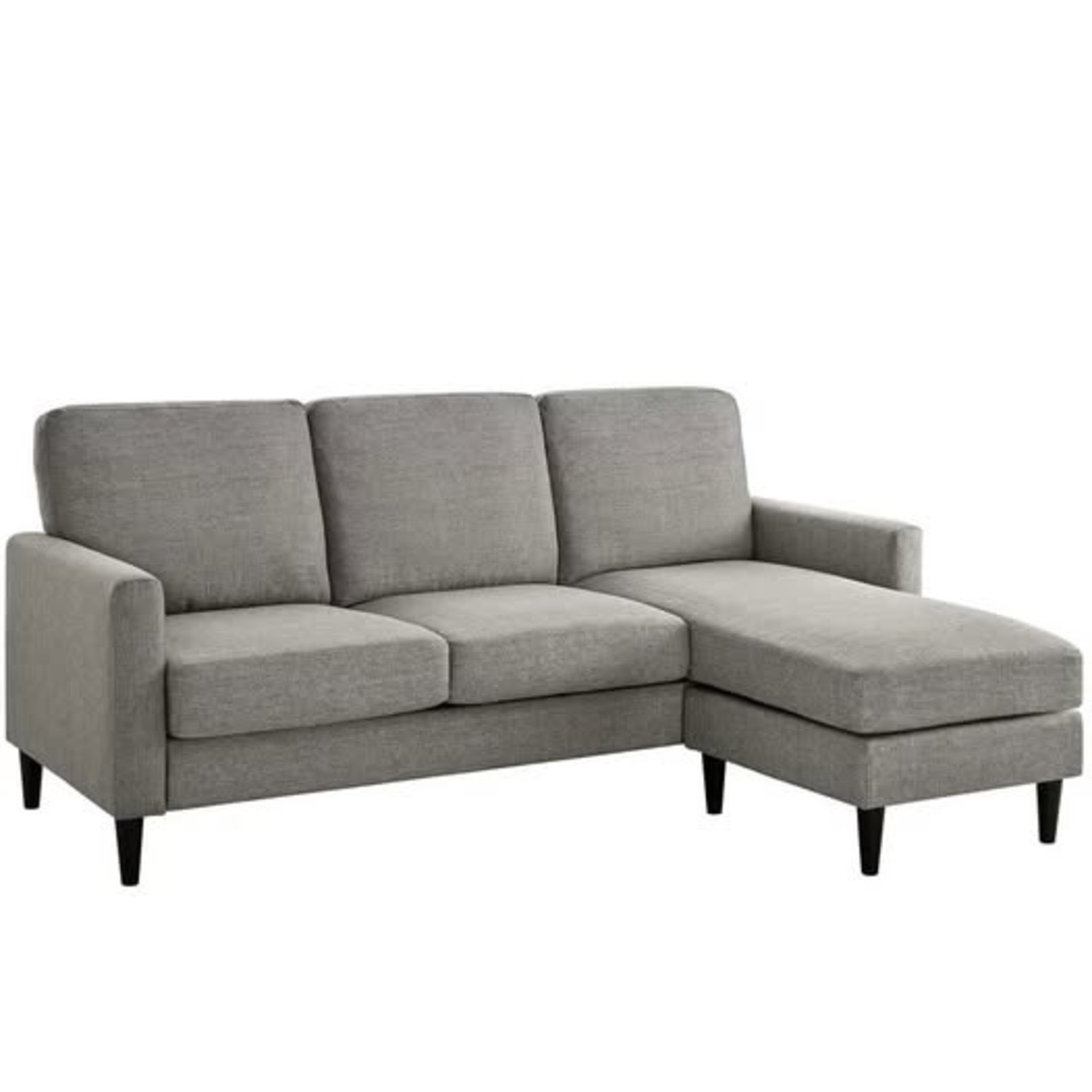 Wayfair Cazenovia Light Gray 2 Piece Sectional - image-3