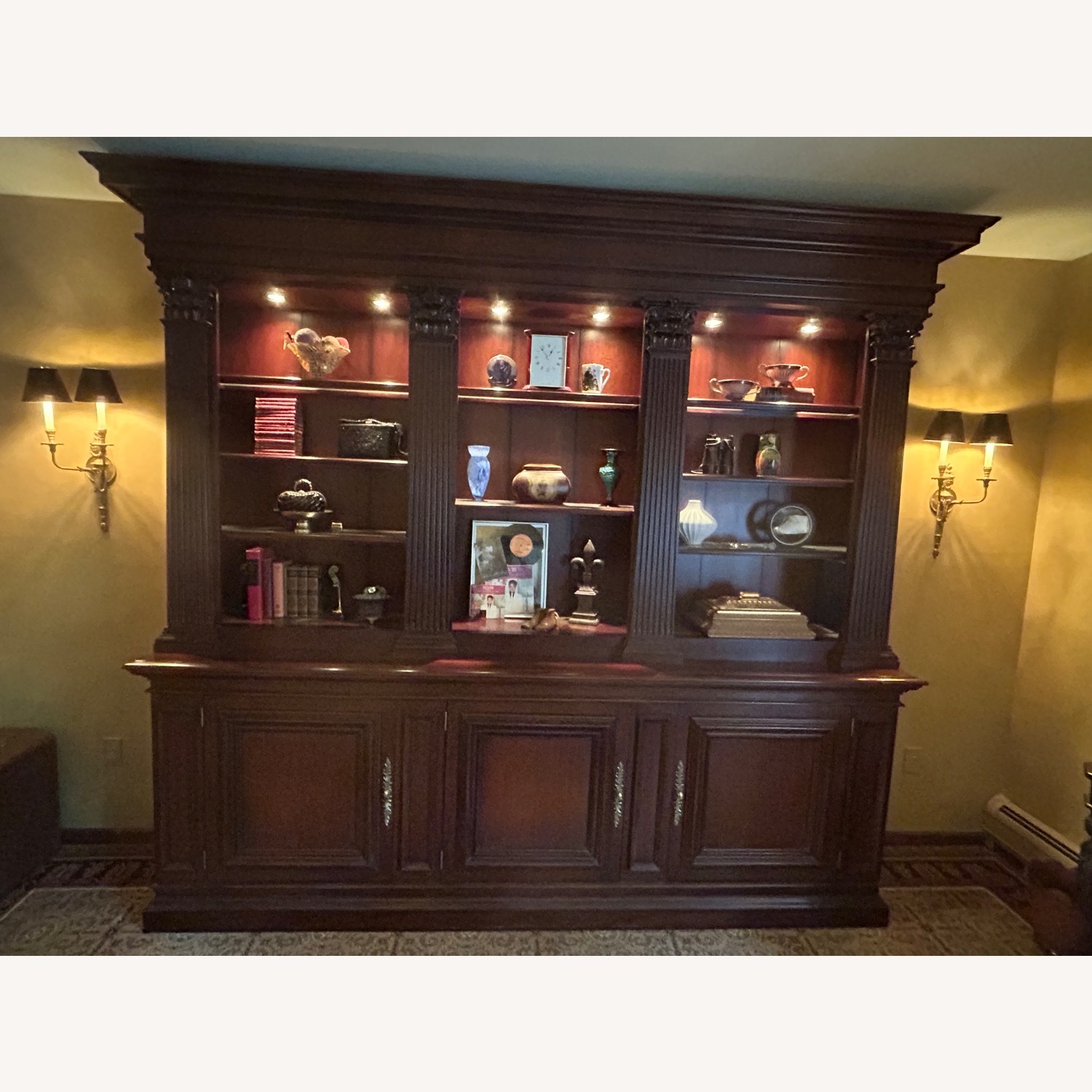 Councill Craftsman Dark Brown Wood Bookcase - image-5