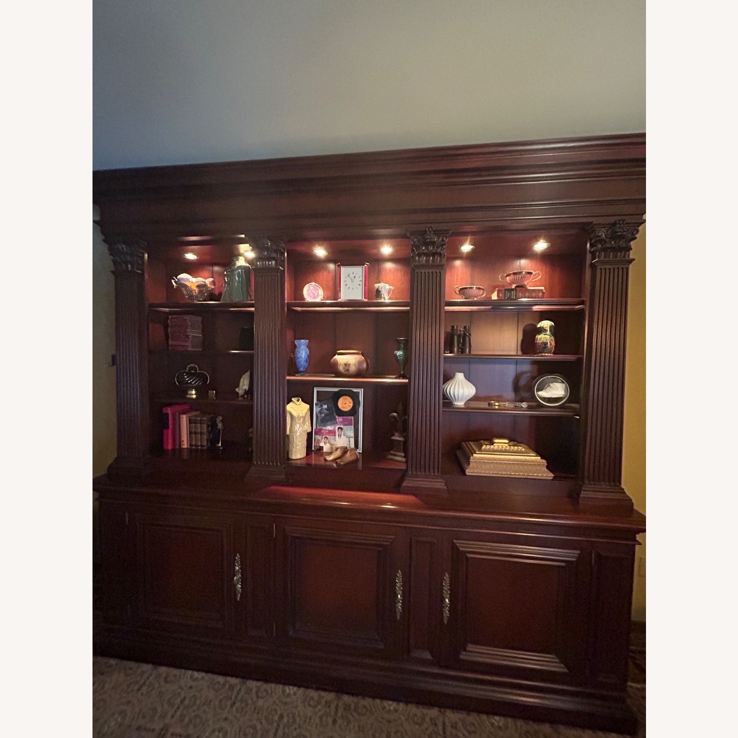 Councill Craftsman Dark Brown Wood Bookcase - image-1