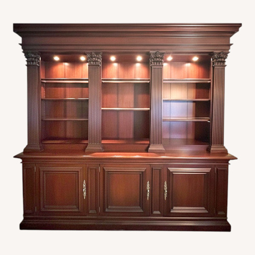 Used Councill Craftsman Dark Brown Wood Bookcase for sale on AptDeco