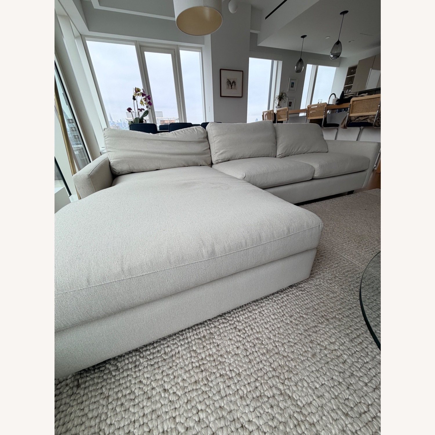 Room & Board Linger Natural Chaise Lounge - image-12