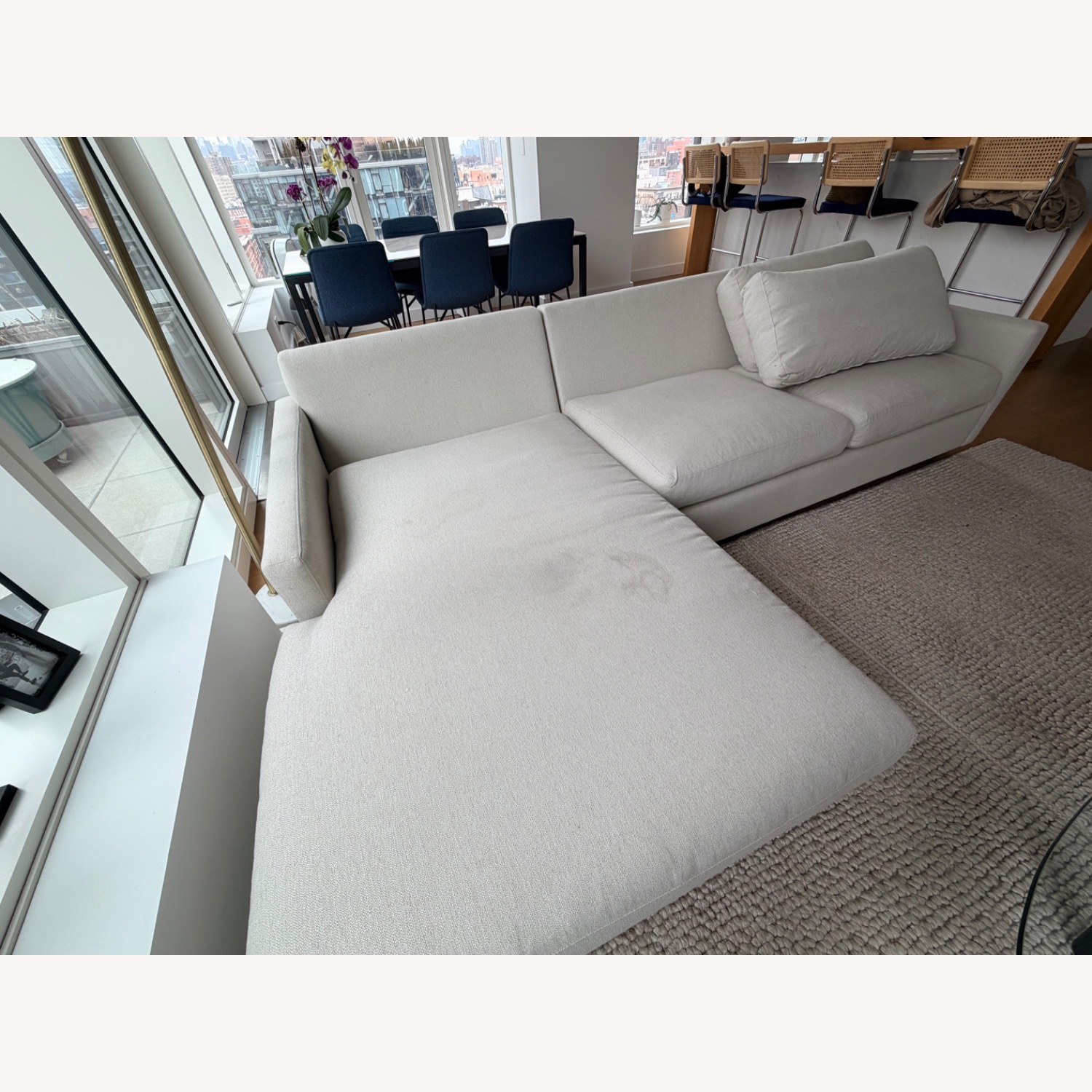 Room & Board Linger Natural Chaise Lounge - image-9