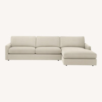 Room & Board Linger Natural Chaise Lounge