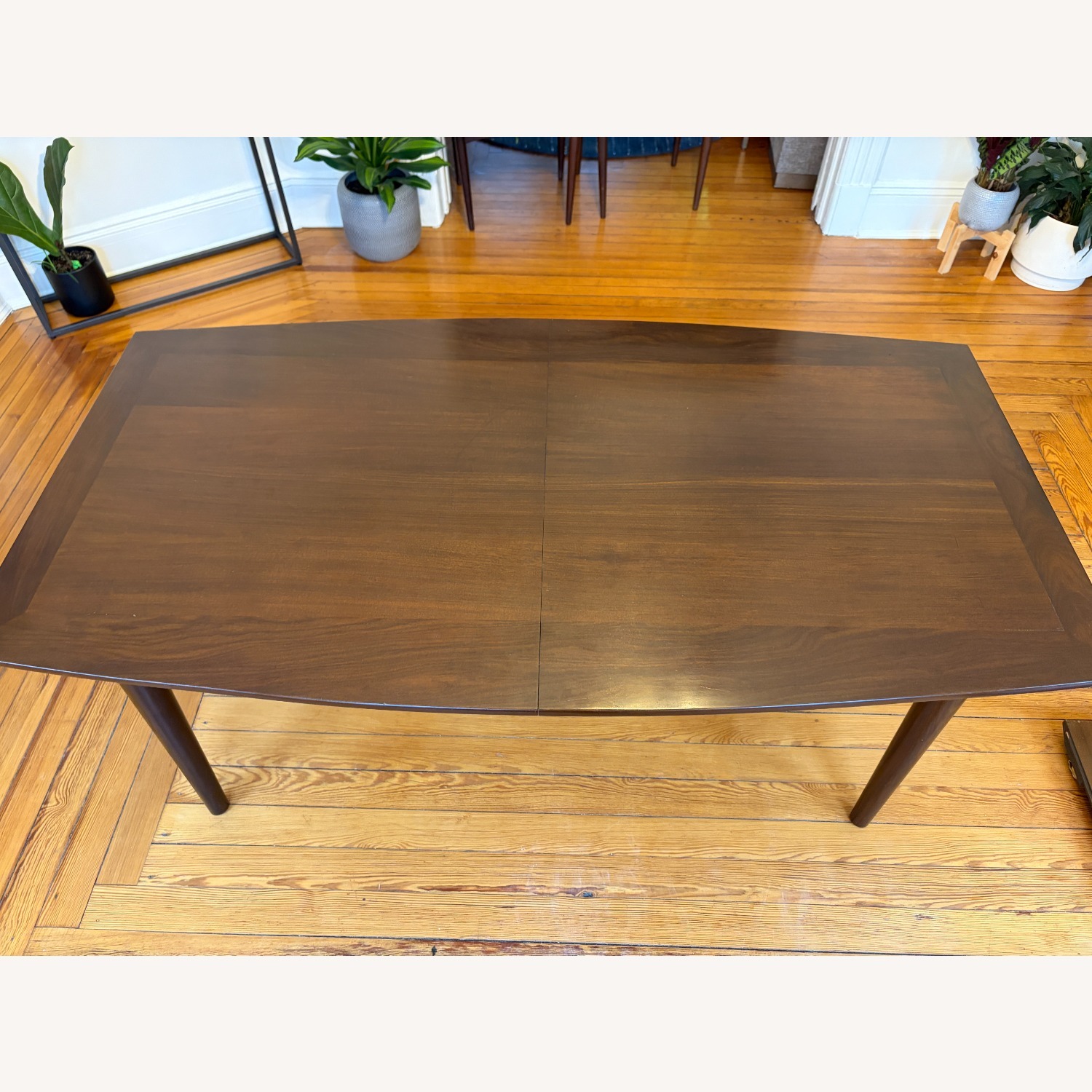 Mid Century Solid Wood Extension Dining Table - image-16