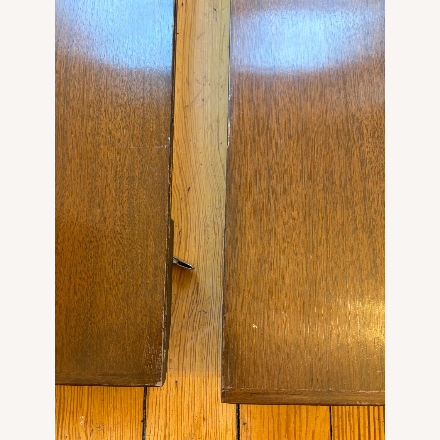 Mid Century Solid Wood Extension Dining Table - image-17