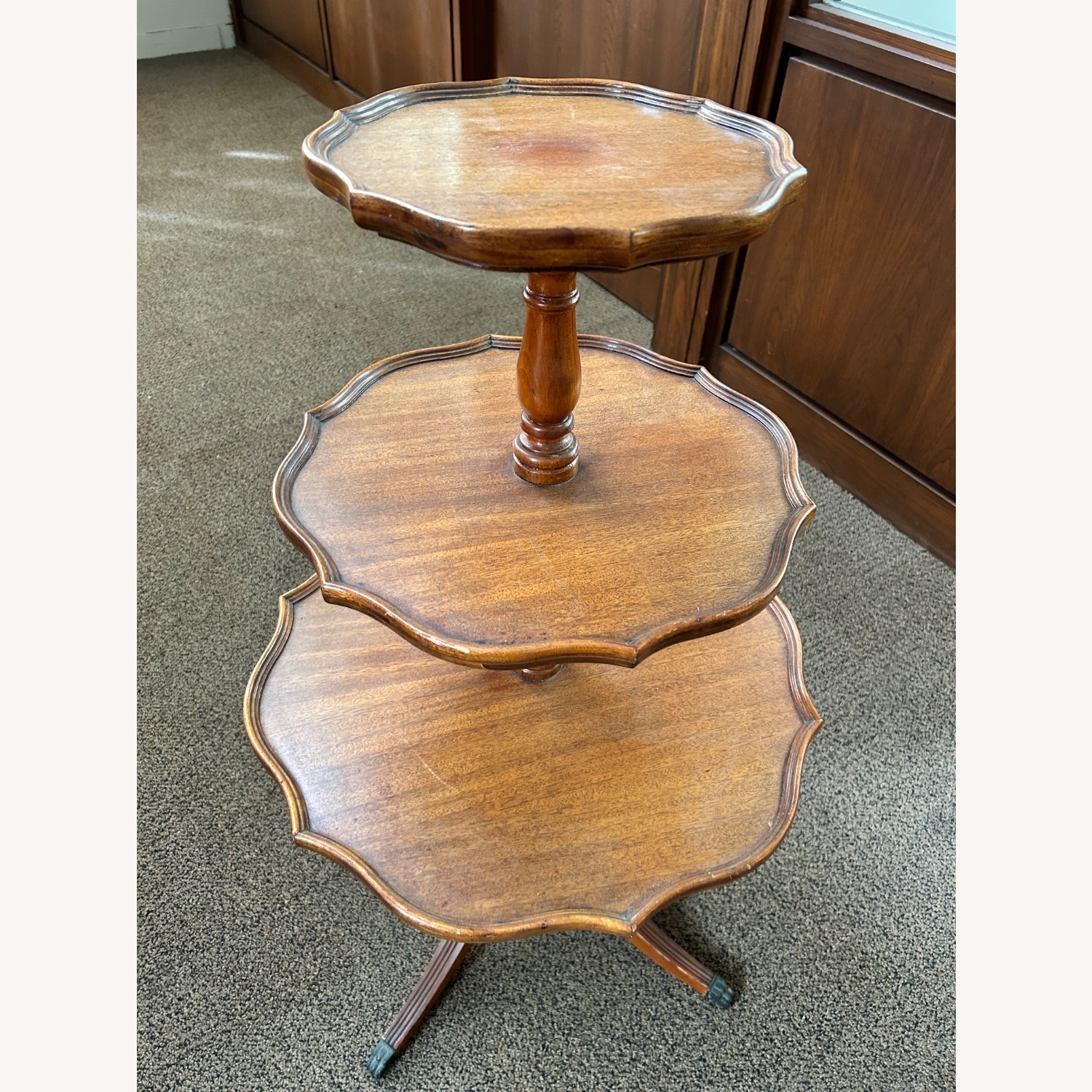 Vintage/Antique 3 Tier Coffee Table - image-2