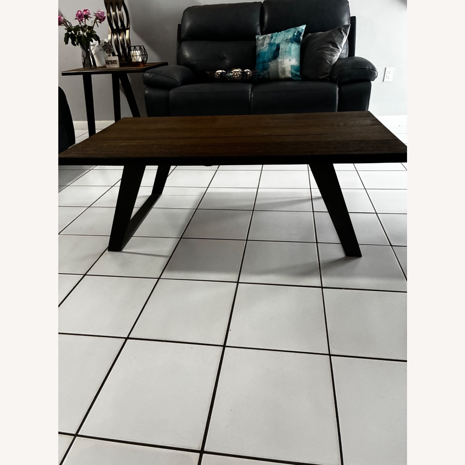 Rooms To Go  Aden Dark Brown Wood Coffee Table - image-2