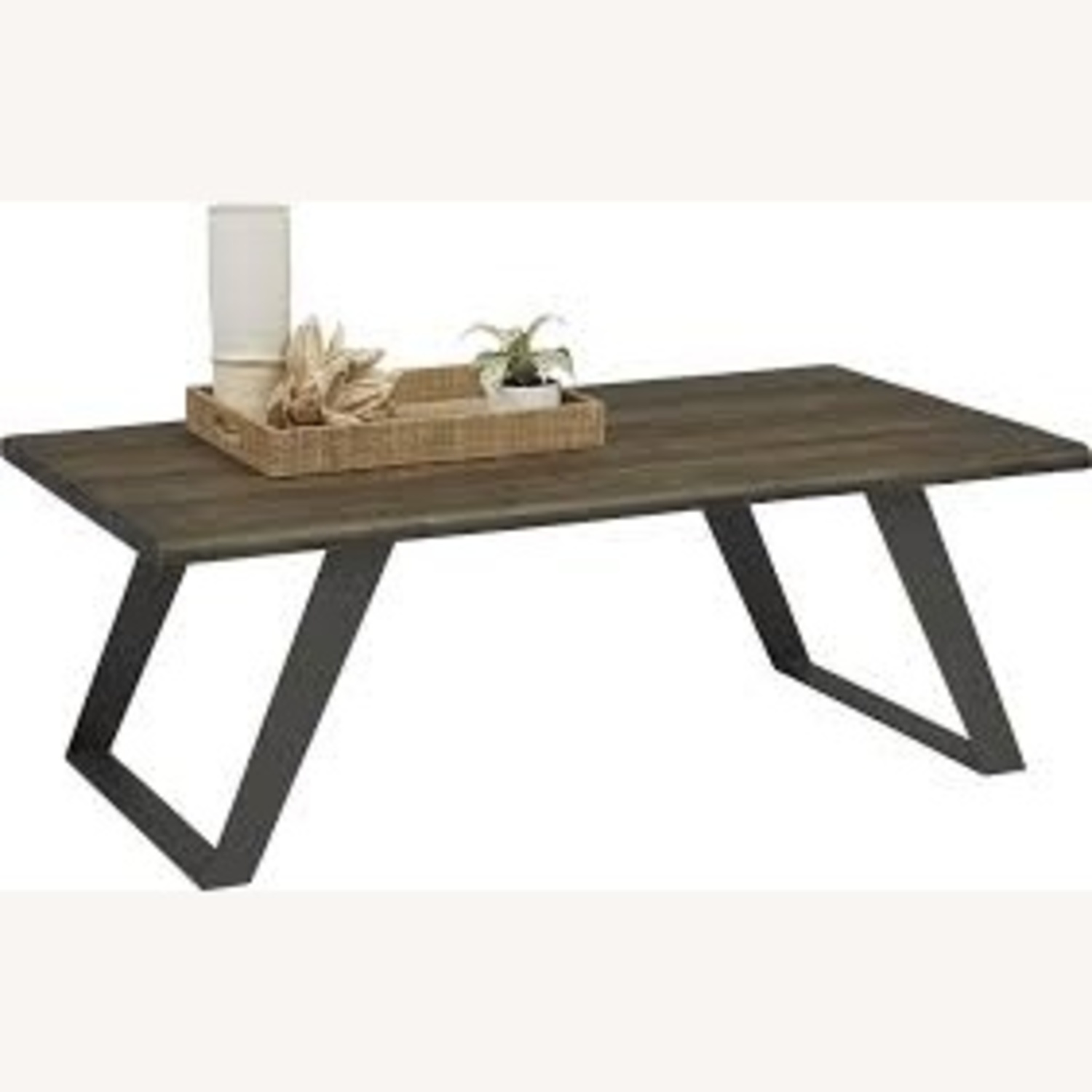 Rooms To Go  Aden Dark Brown Wood Coffee Table - image-5