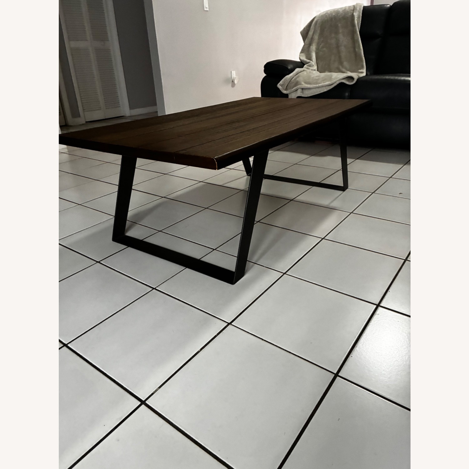 Rooms To Go  Aden Dark Brown Wood Coffee Table - image-3
