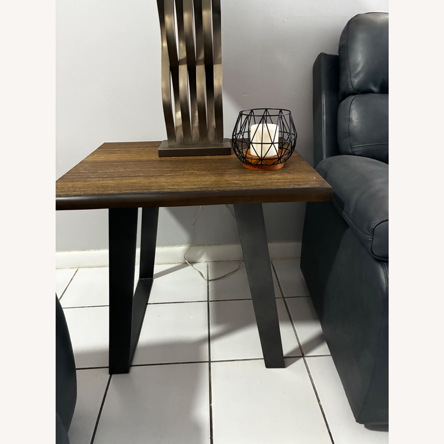 Rooms To Go Aden Dark Brown Wood Side Table - image-1