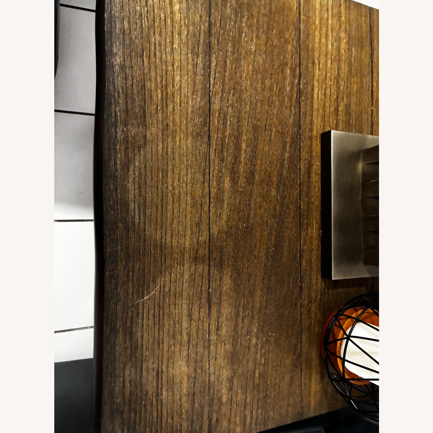 Rooms To Go Aden Dark Brown Wood Side Table - image-3