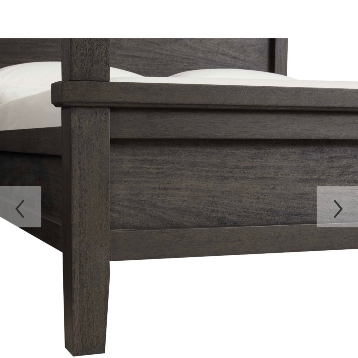 Pottery Barn Dark Brown Wood King Bed - image-7