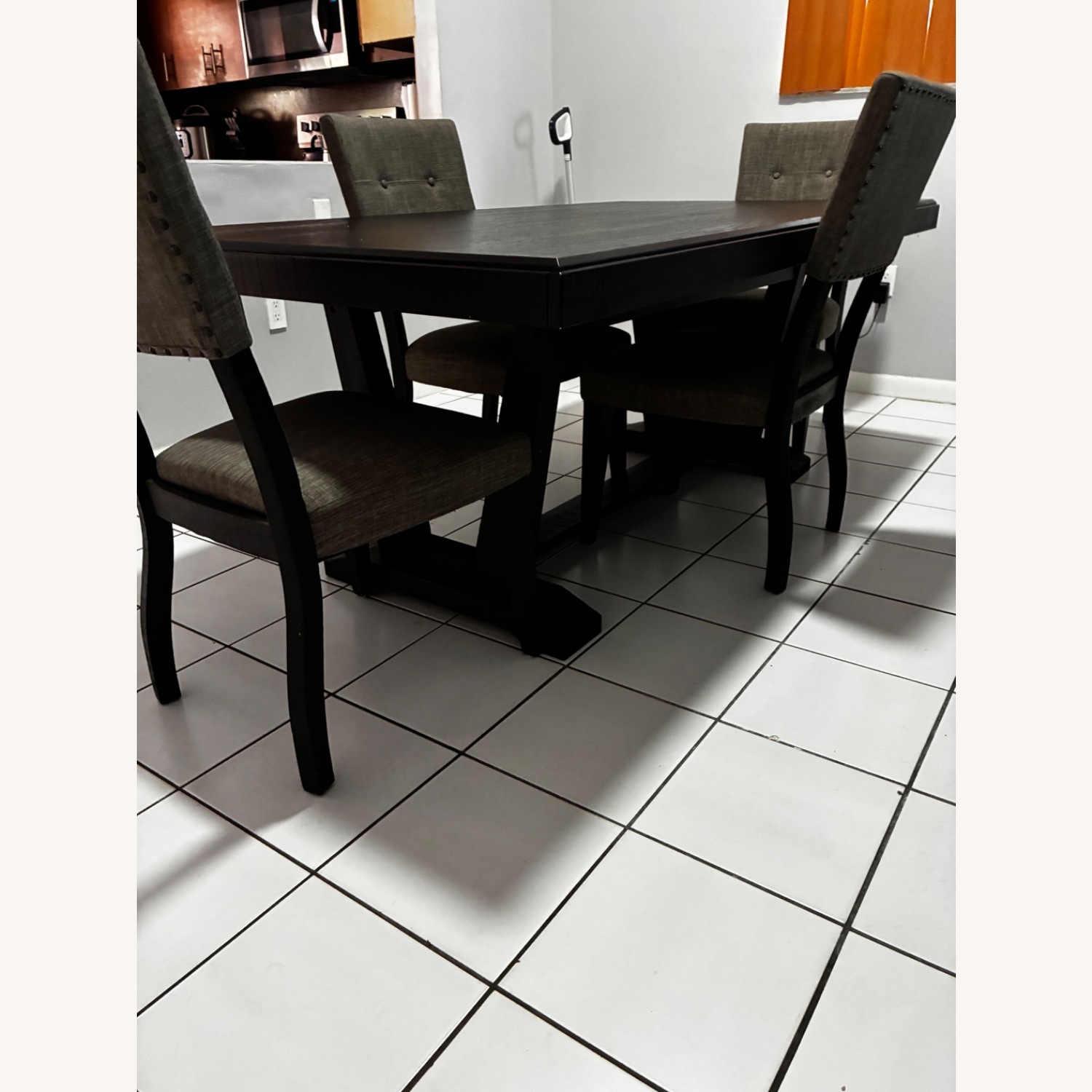 Rooms To Go Cindy Crawford Home Westover Hills Black Wood Dining Set - image-5