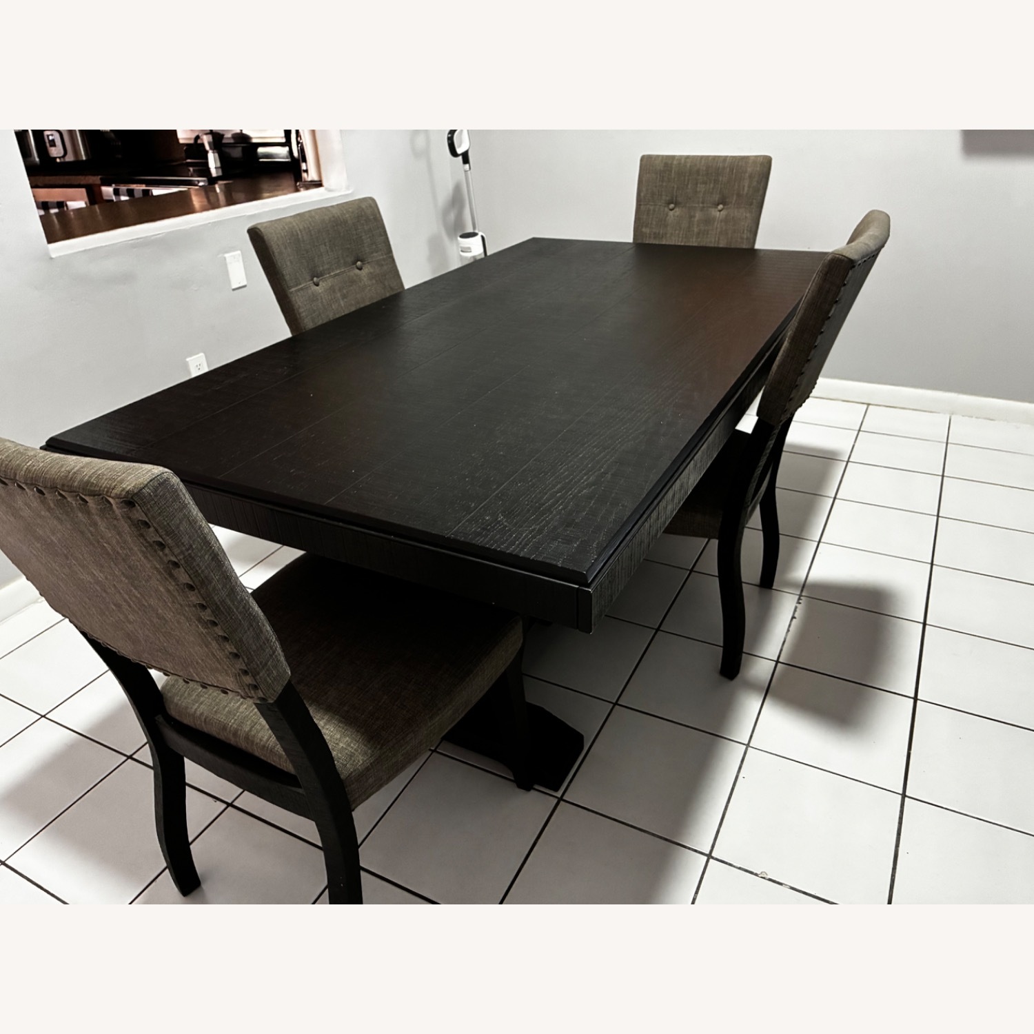 Rooms To Go Cindy Crawford Home Westover Hills Black Wood Dining Set - image-3