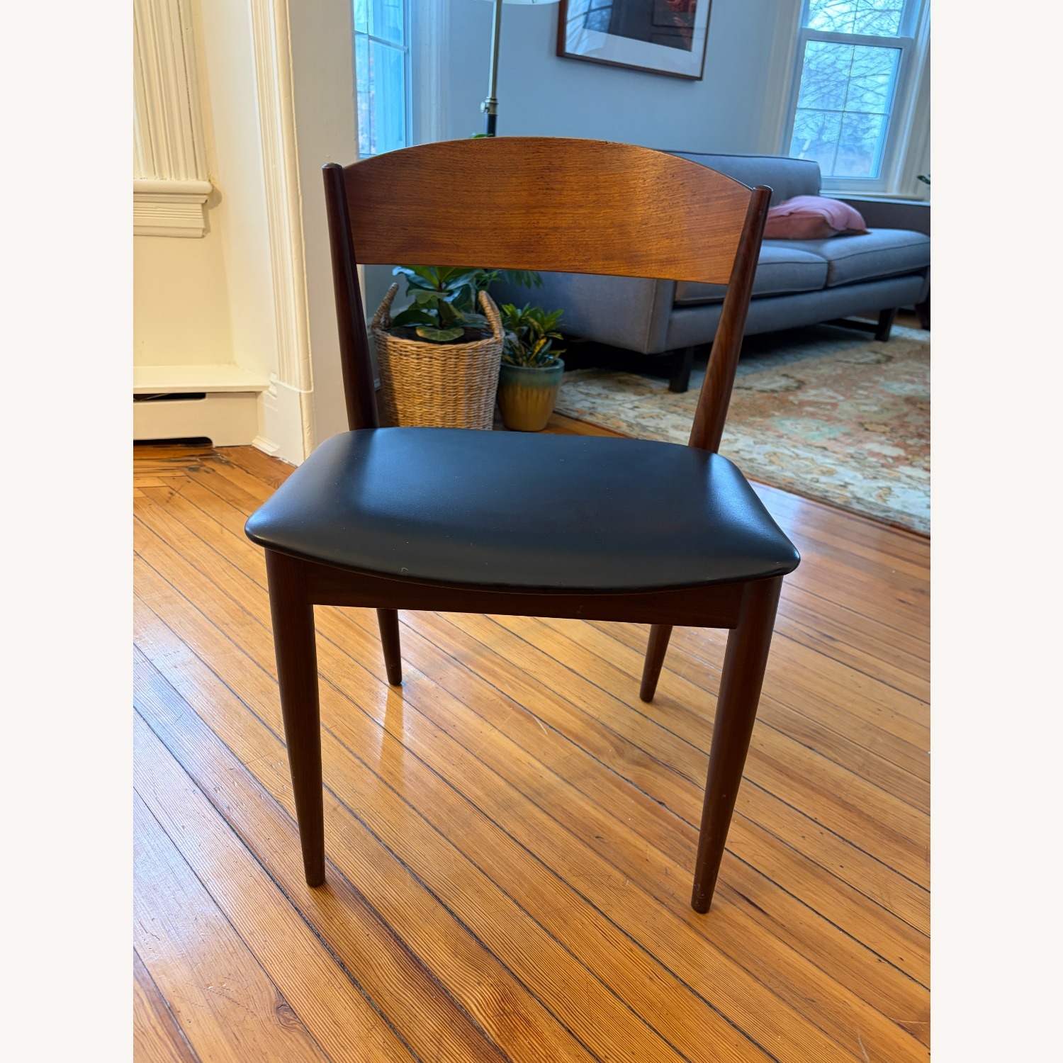 Vintage/Antique Dark Brown Dining Chairs - image-4