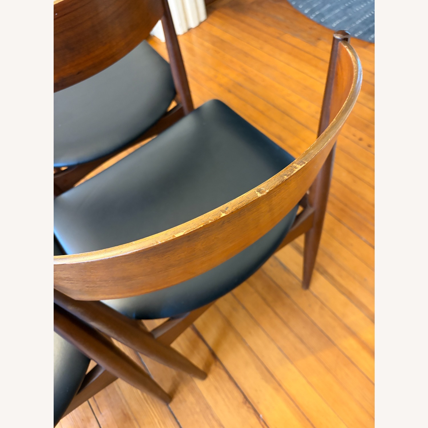 Vintage/Antique Dark Brown Dining Chairs - image-3