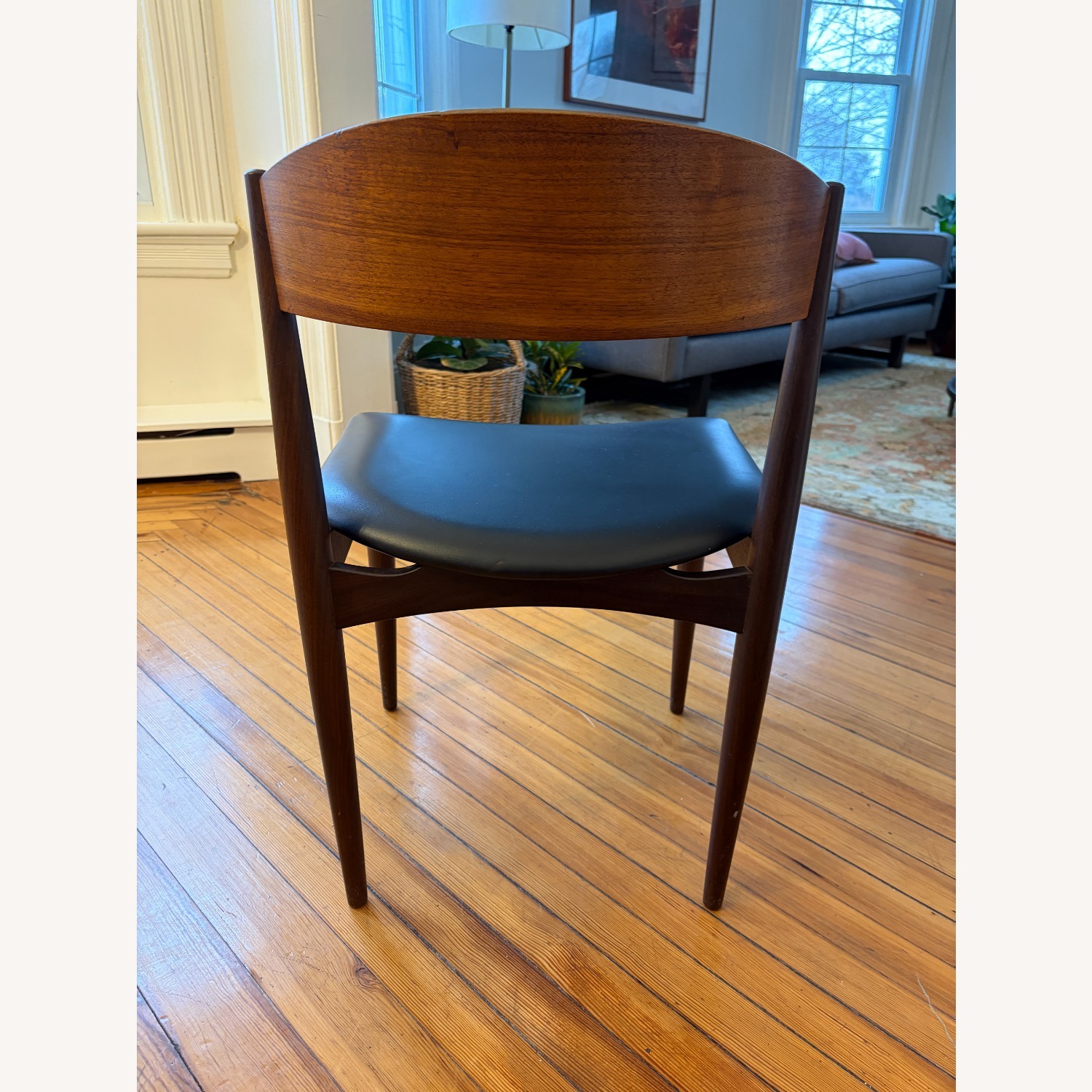 Vintage/Antique Dark Brown Dining Chairs - image-6