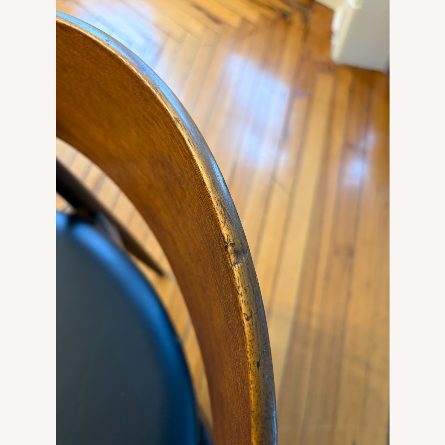 Vintage/Antique Dark Brown Dining Chairs - image-5