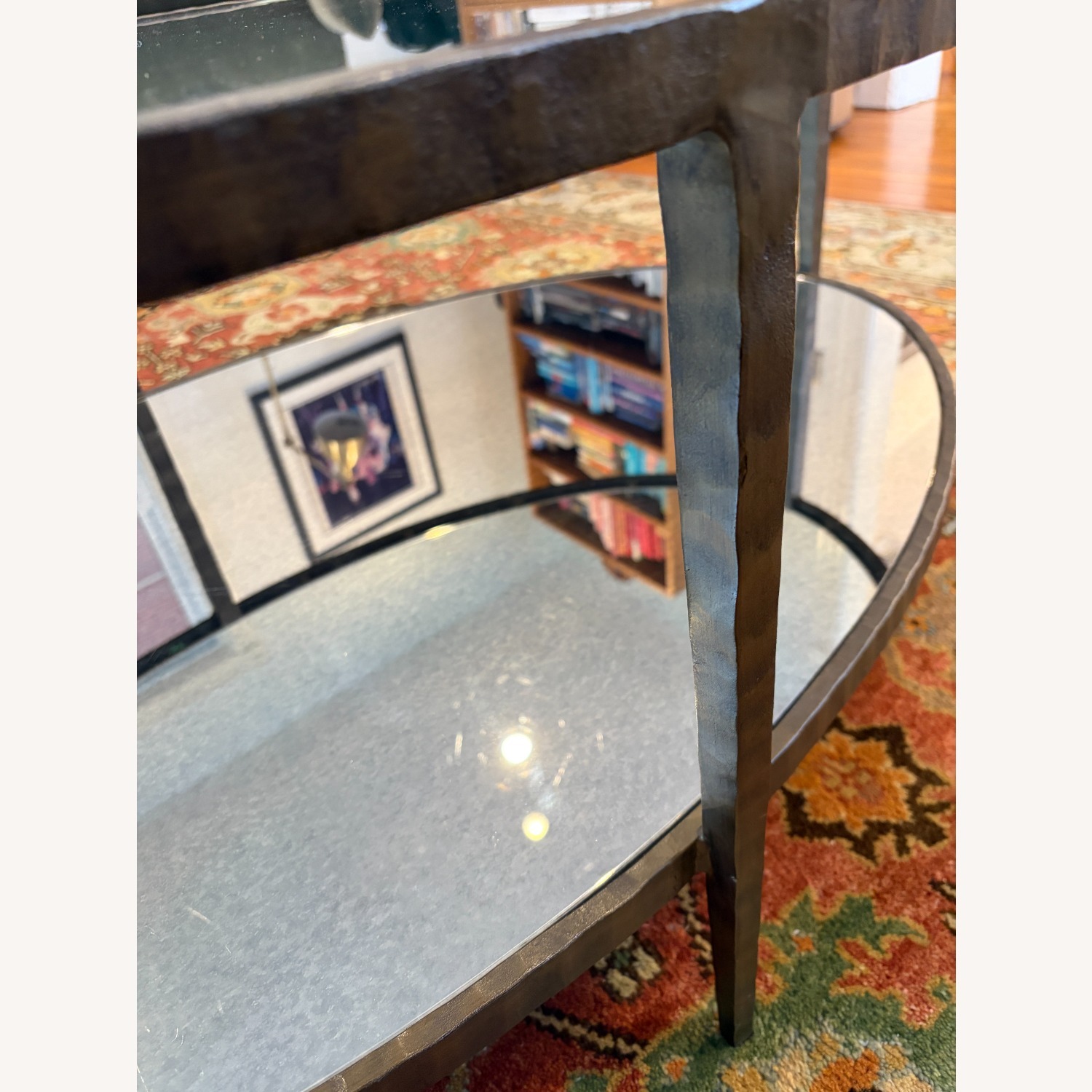 Crate & Barrel Clairemont Oval Coffee Table - image-3