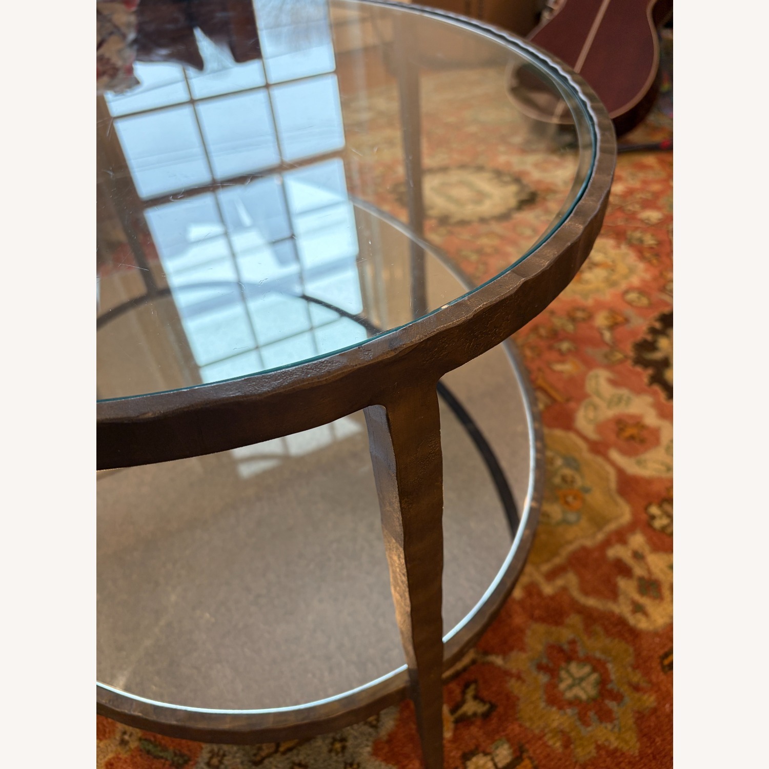 Crate & Barrel Clairemont Oval Coffee Table - image-2