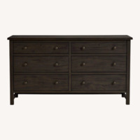 Pottery Barn Dark Brown Wood Dresser