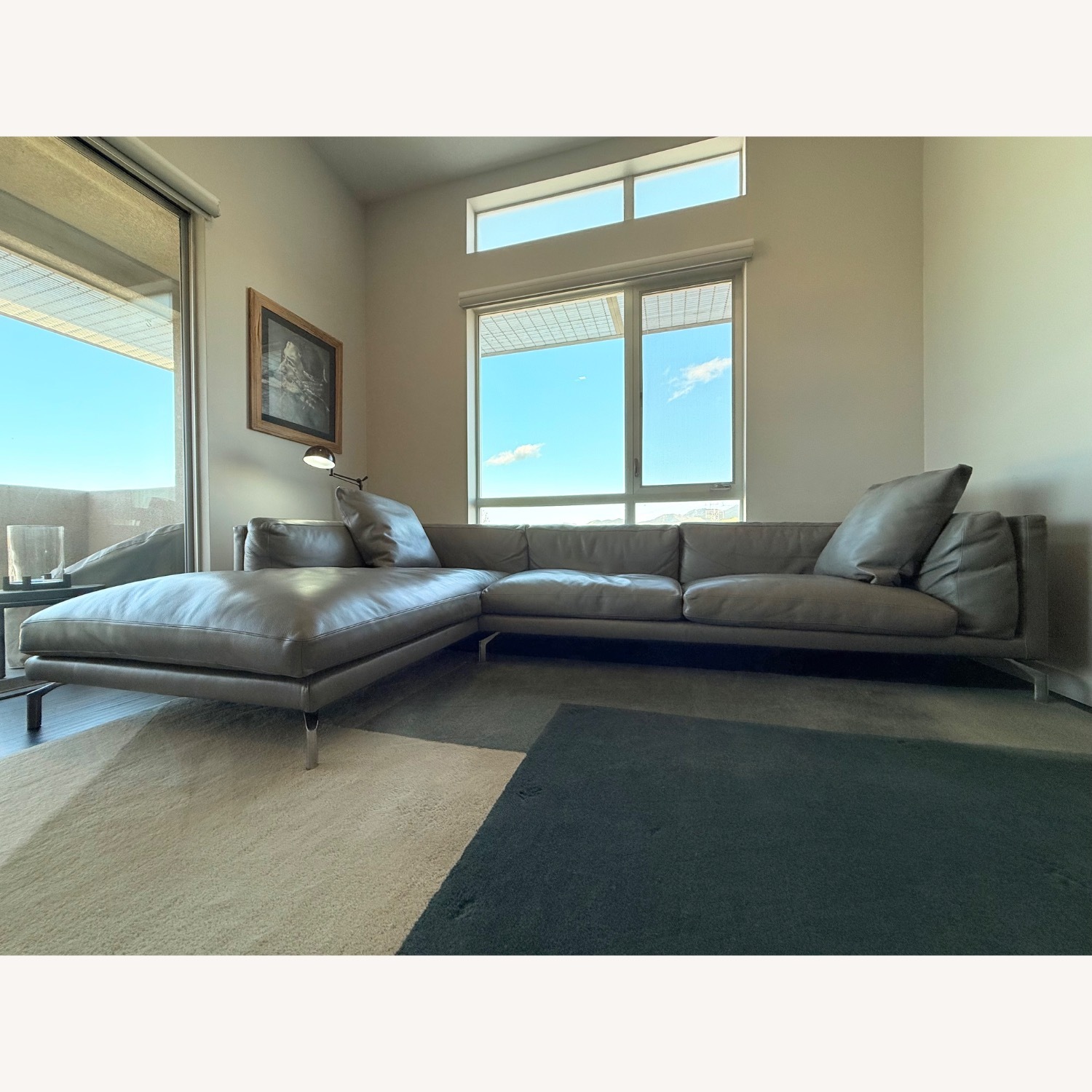 Design Within Reach Gray 2 Piece Sectional - image-4