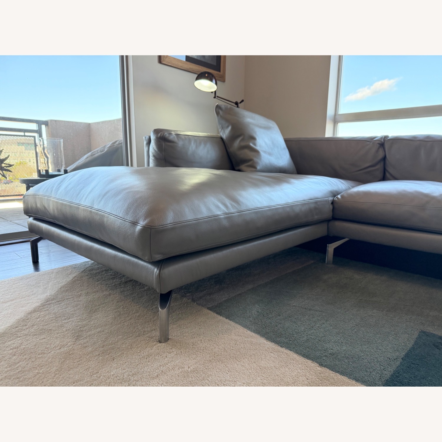 Design Within Reach Gray 2 Piece Sectional - image-3