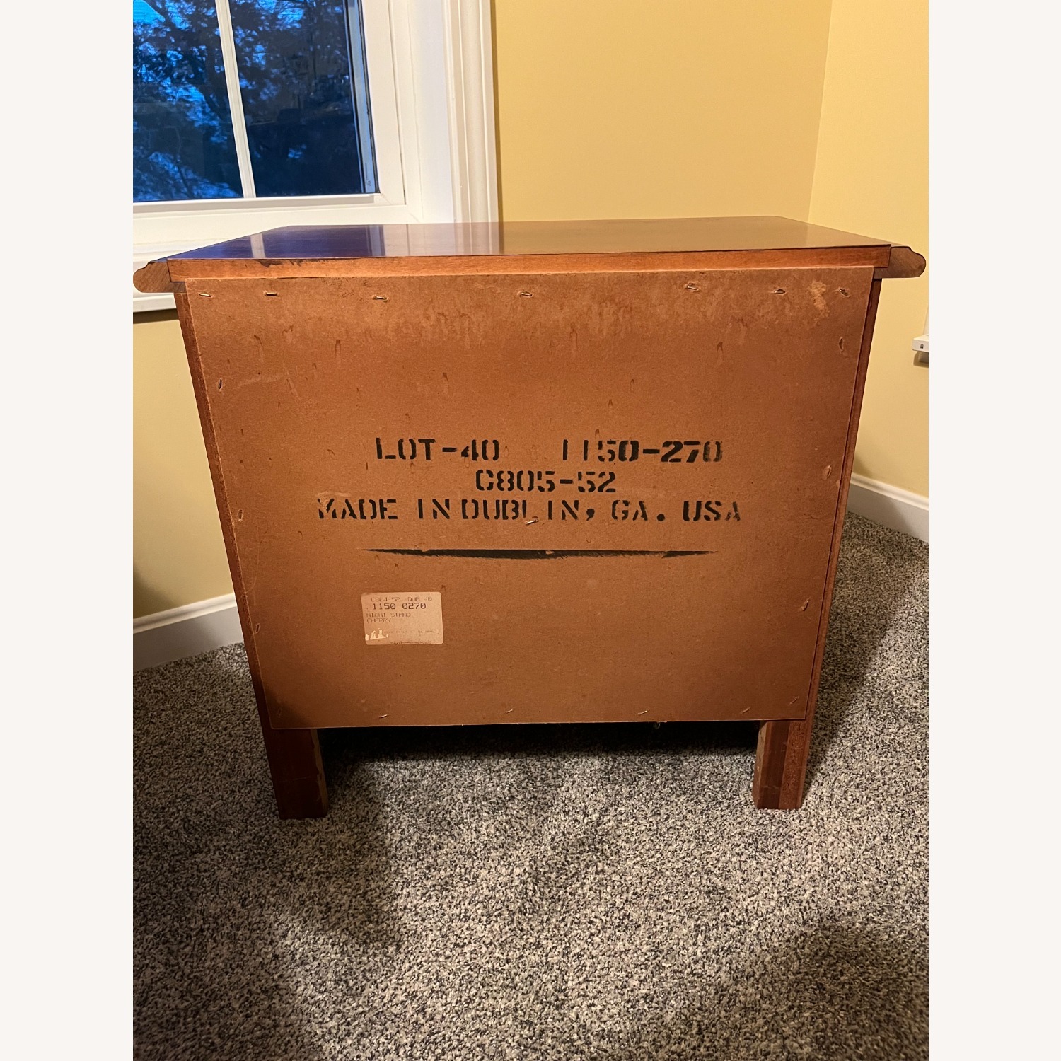 Cherry Wood Nightstands - image-4