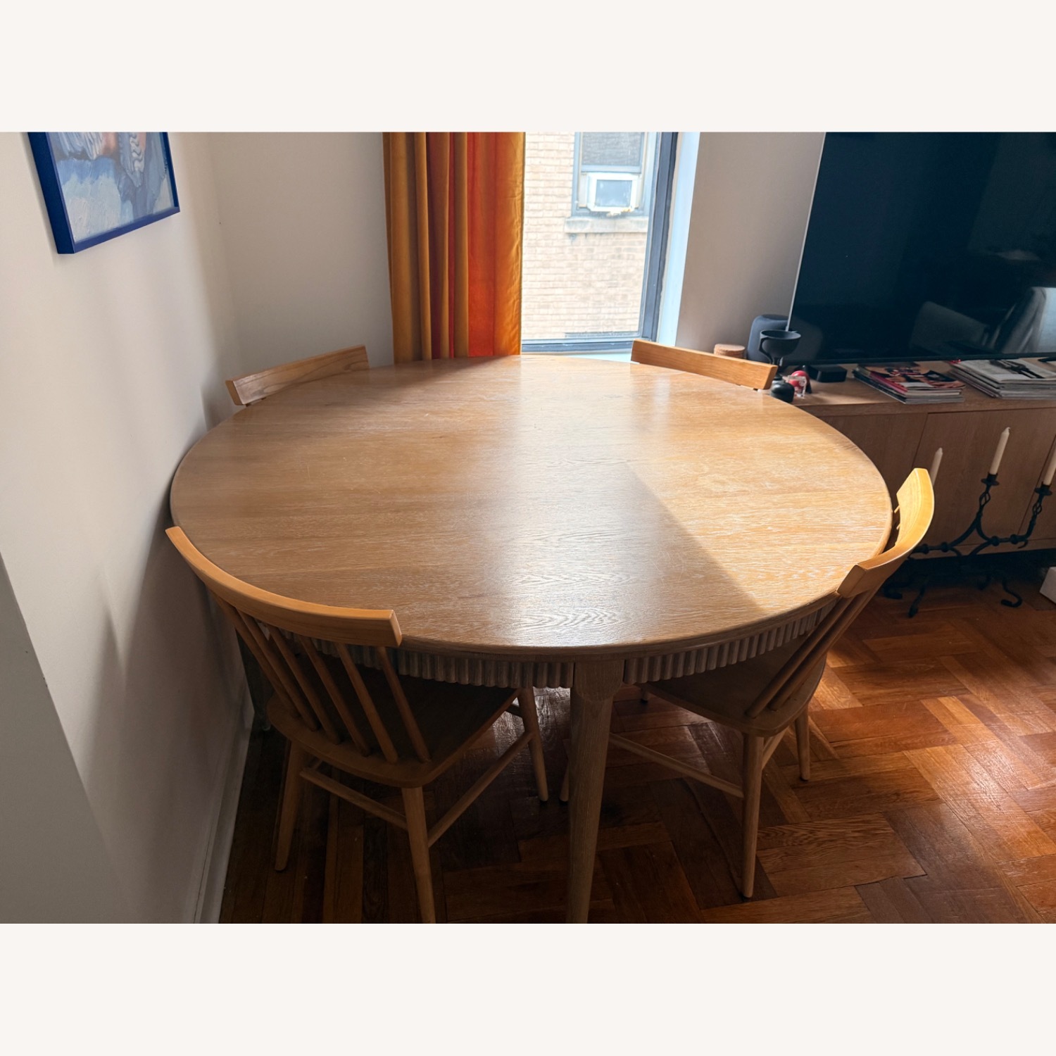 CB2 Natural Wood Dining Table - image-2