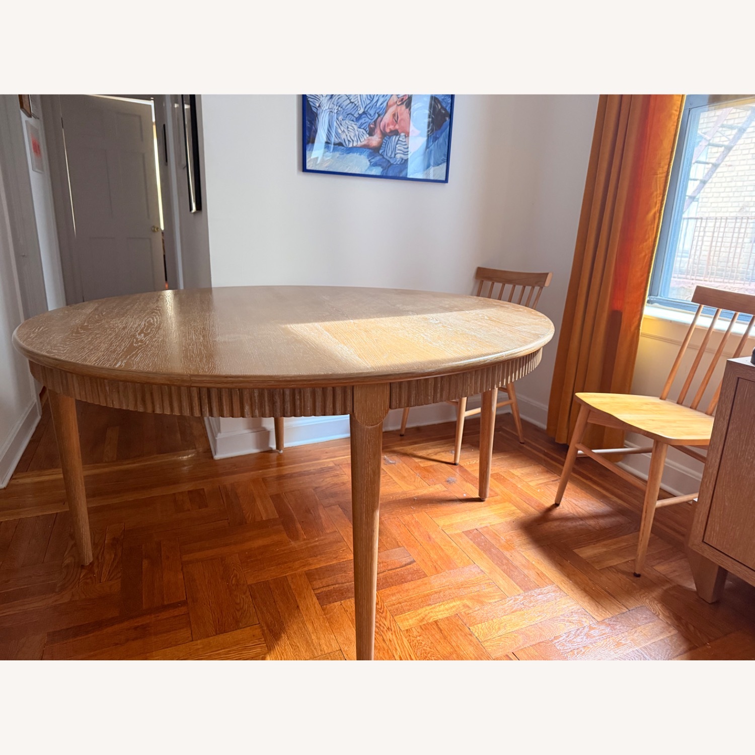 CB2 Natural Wood Dining Table - image-1