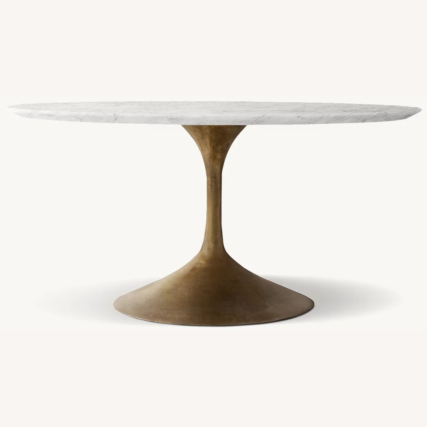 Restoration Hardware Aero Stone Round Dining Table - image-30