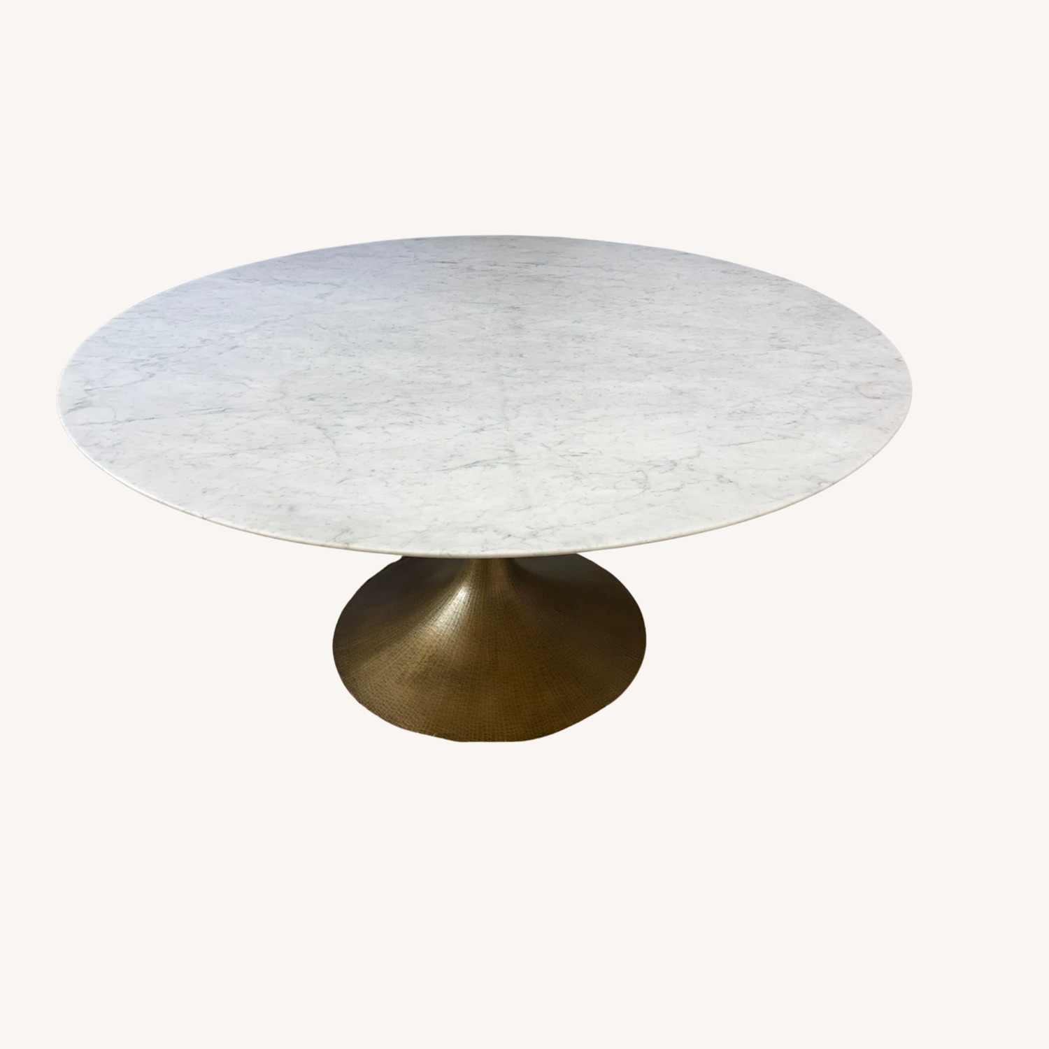 Restoration Hardware Aero Stone Round Dining Table - image-11