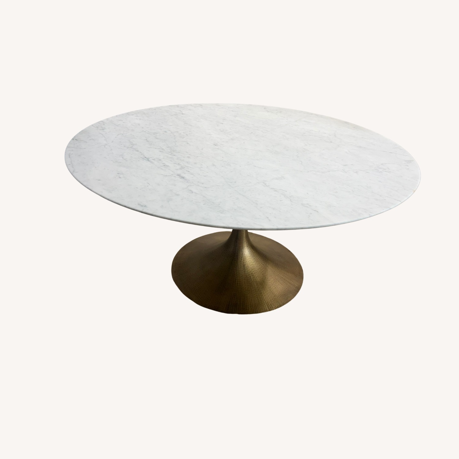 Restoration Hardware Aero Stone Round Dining Table - image-10