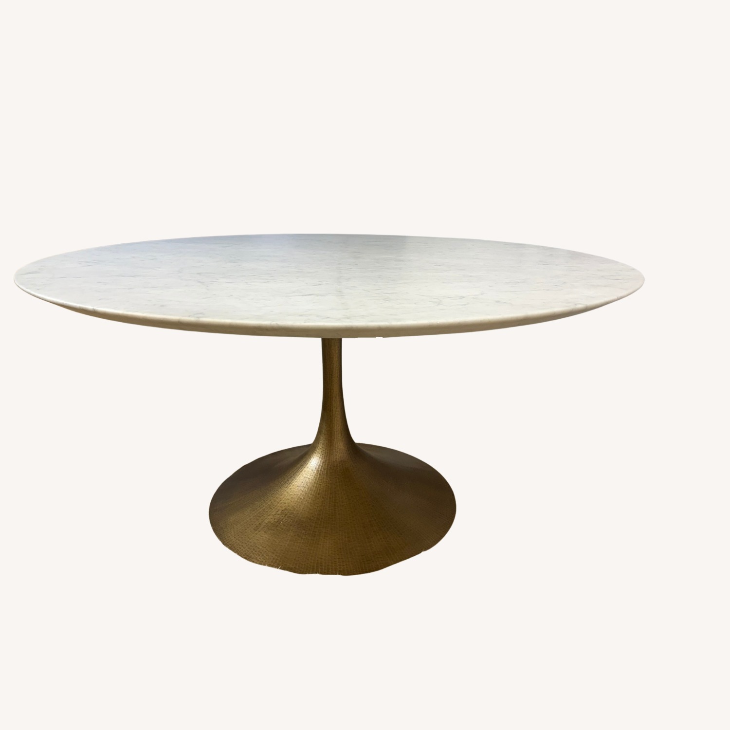 Restoration Hardware Aero Stone Round Dining Table - image-12