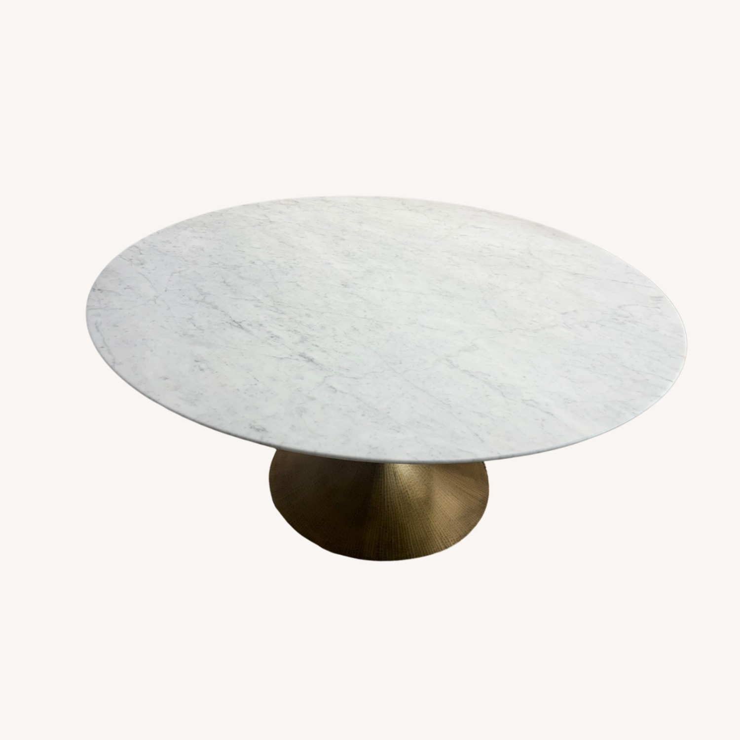 Restoration Hardware Aero Stone Round Dining Table - image-9