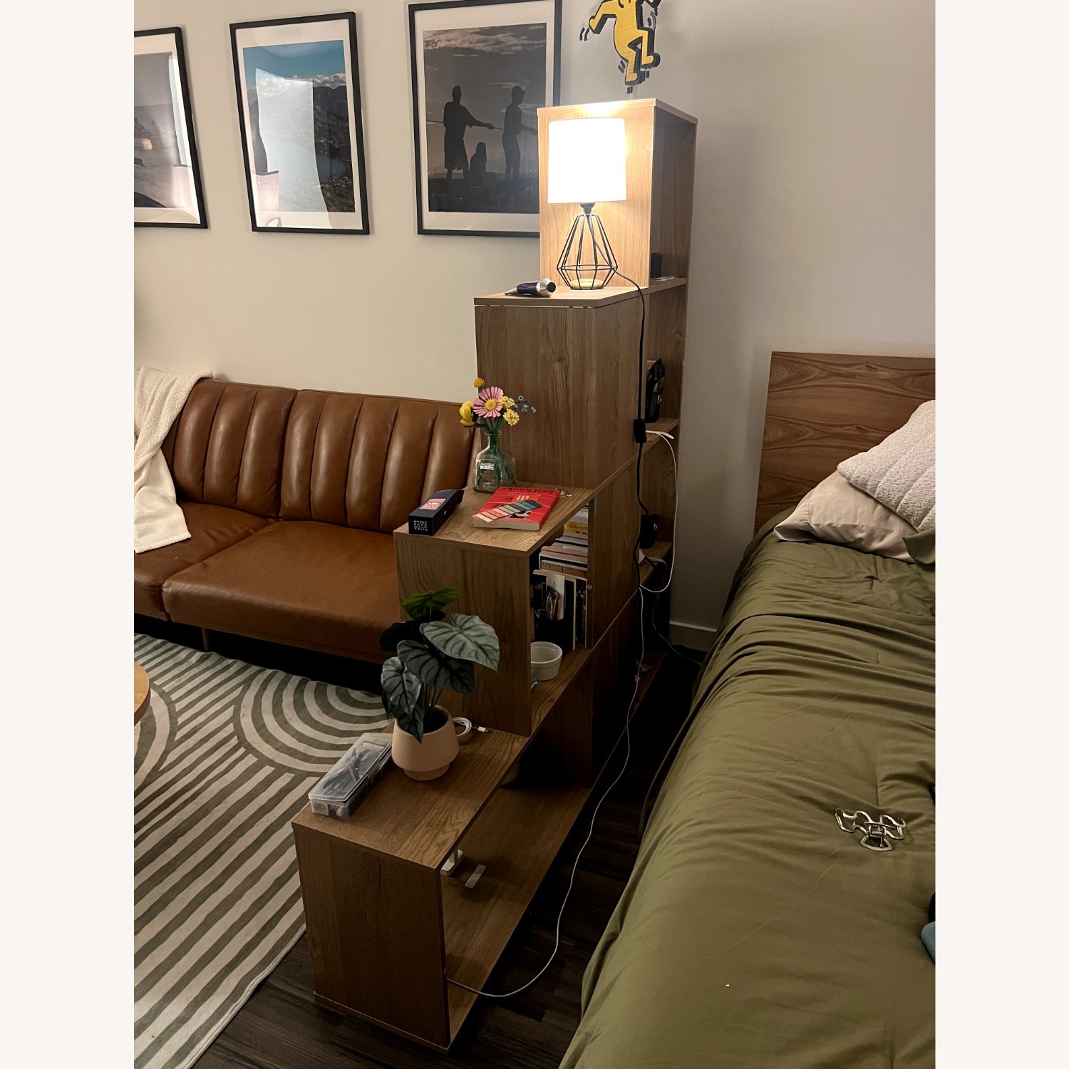 Amazon Pine 4-Tier Stepped Bookshelf - image-1