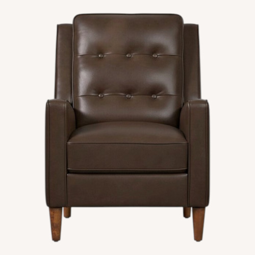 Used Abbyson Living Furniture Holloway Dark Brown Recliner for sale on AptDeco
