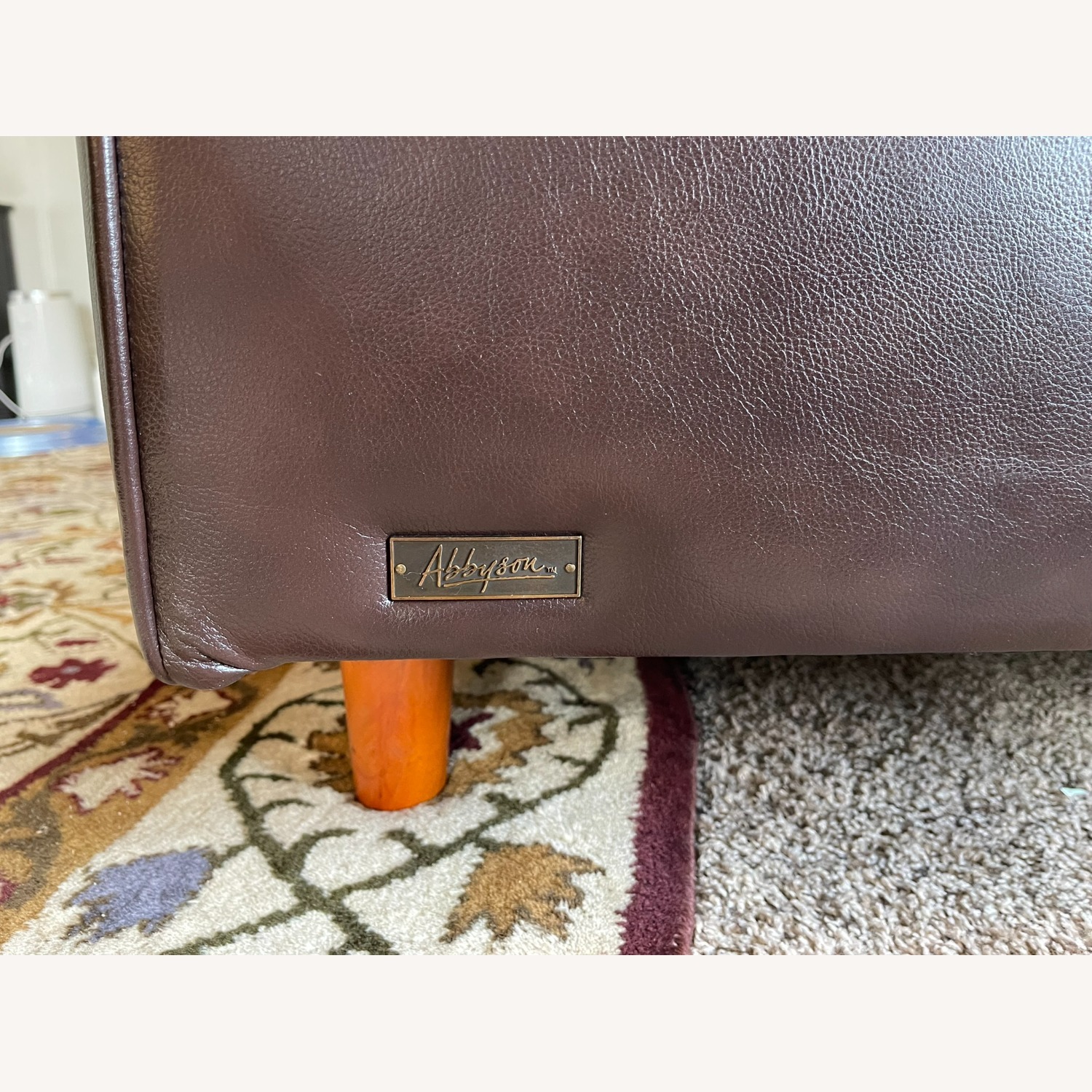 Abbyson Living Furniture Holloway Dark Brown Recliner - image-3