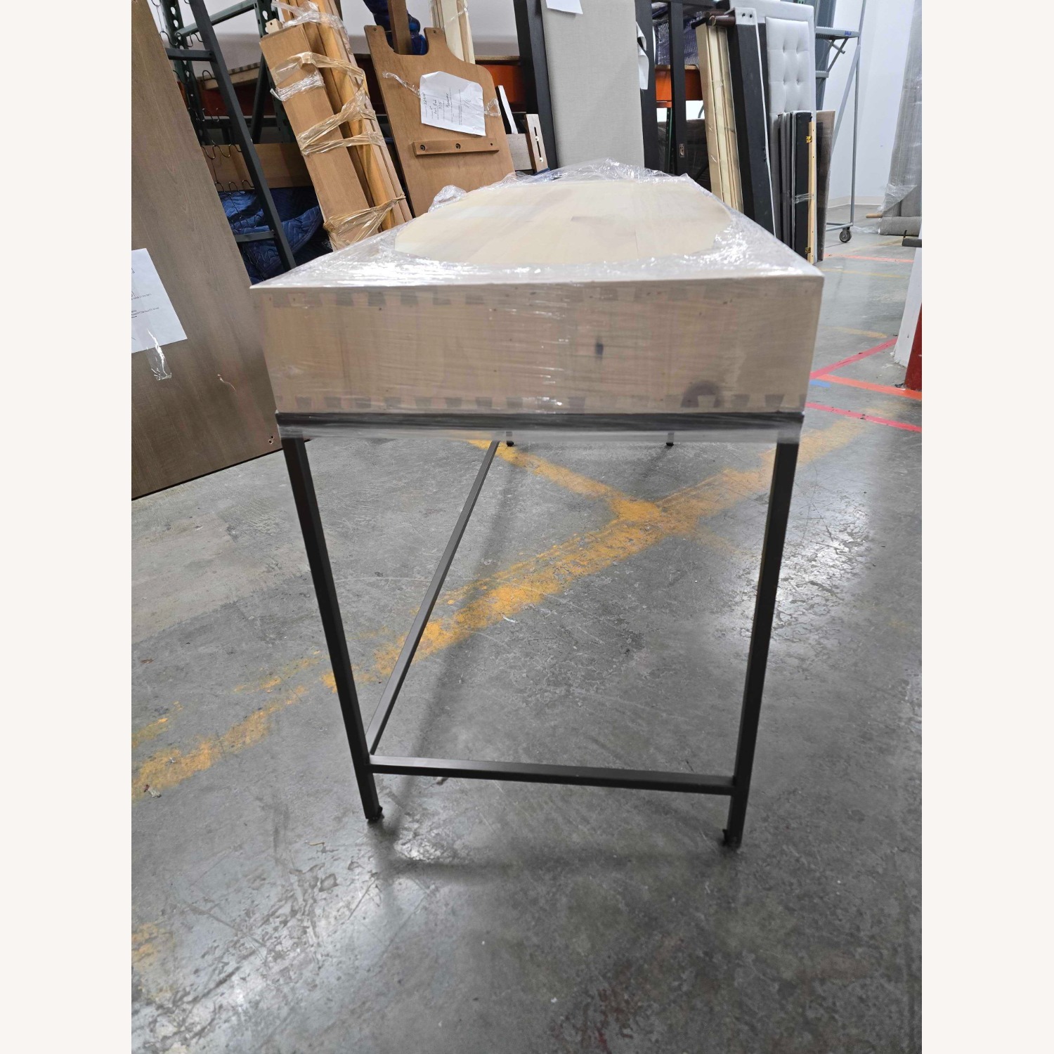 Four Hands White Wood Desk - image-4