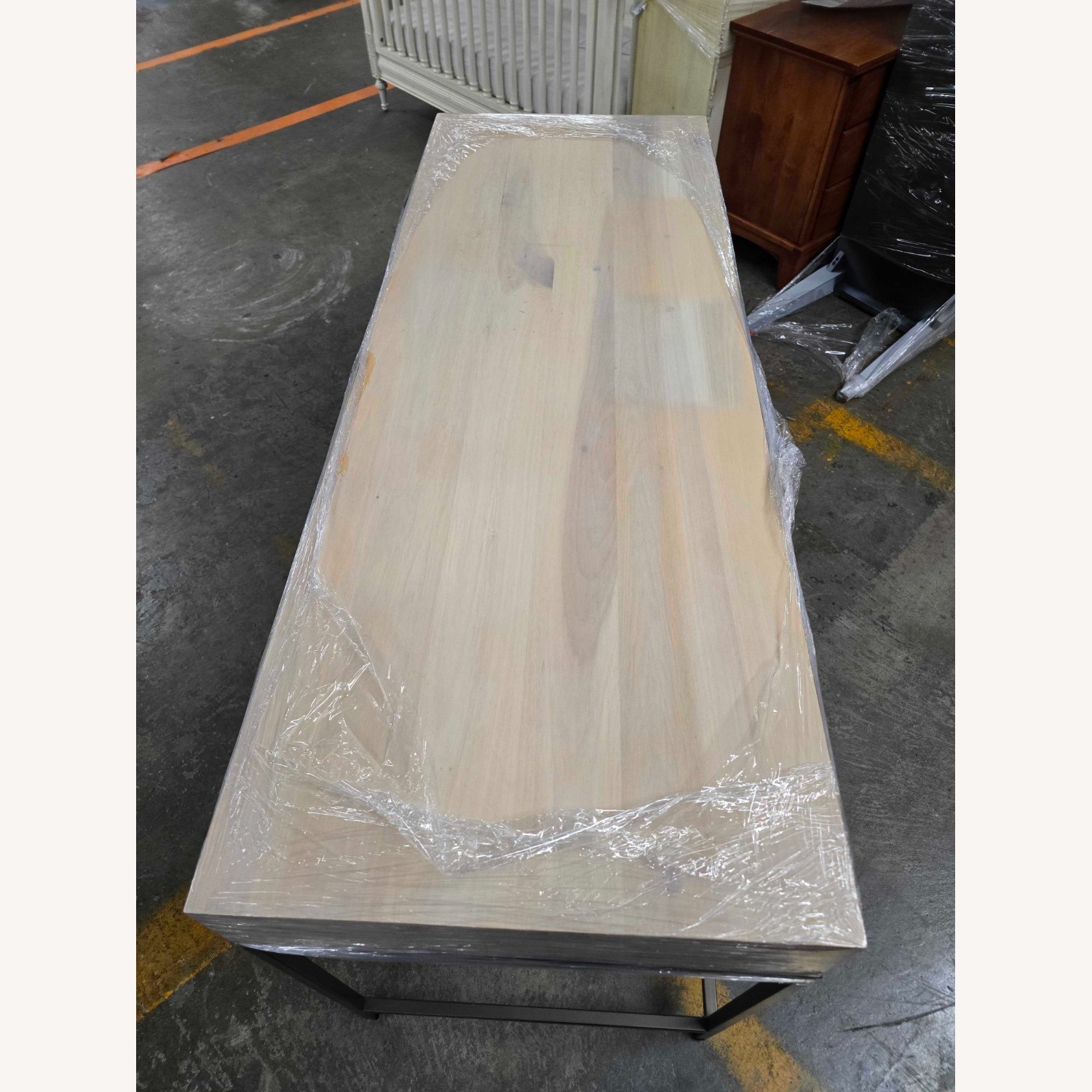 Four Hands White Wood Desk - image-8