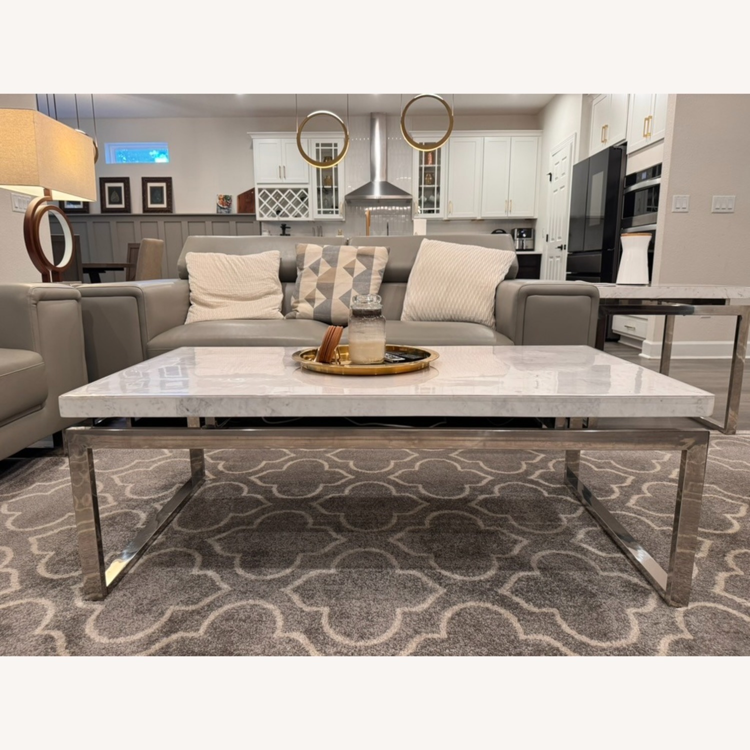 Rooms To Go Nerissa Gray 3 Pc Coffee Table Set - image-1