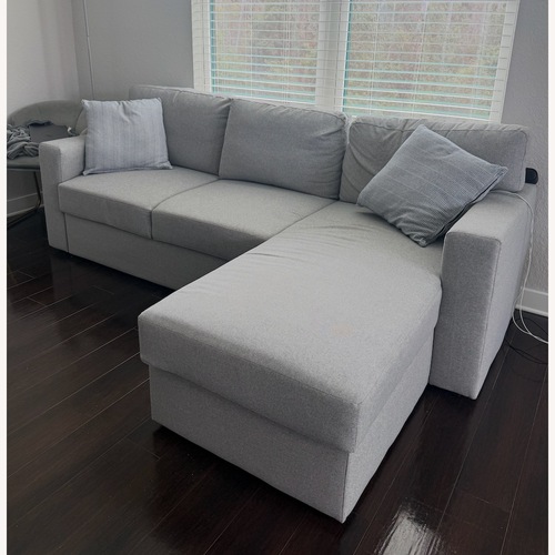 Used IKEA BÅRSLÖV Light Gray Fabric Sleeper Sofa for sale on AptDeco