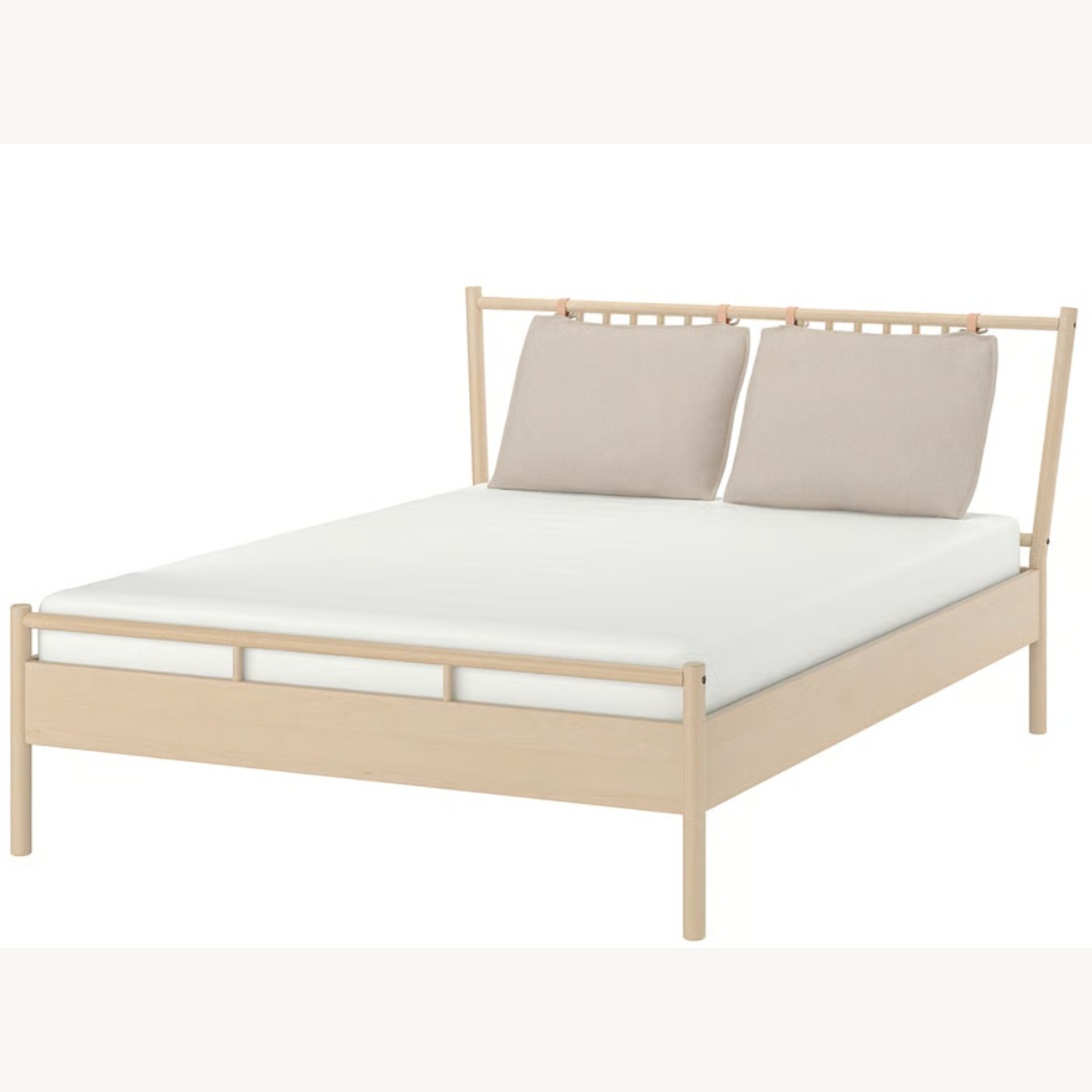 IKEA Björksnäs Natural Wood Queen Bed - image-1