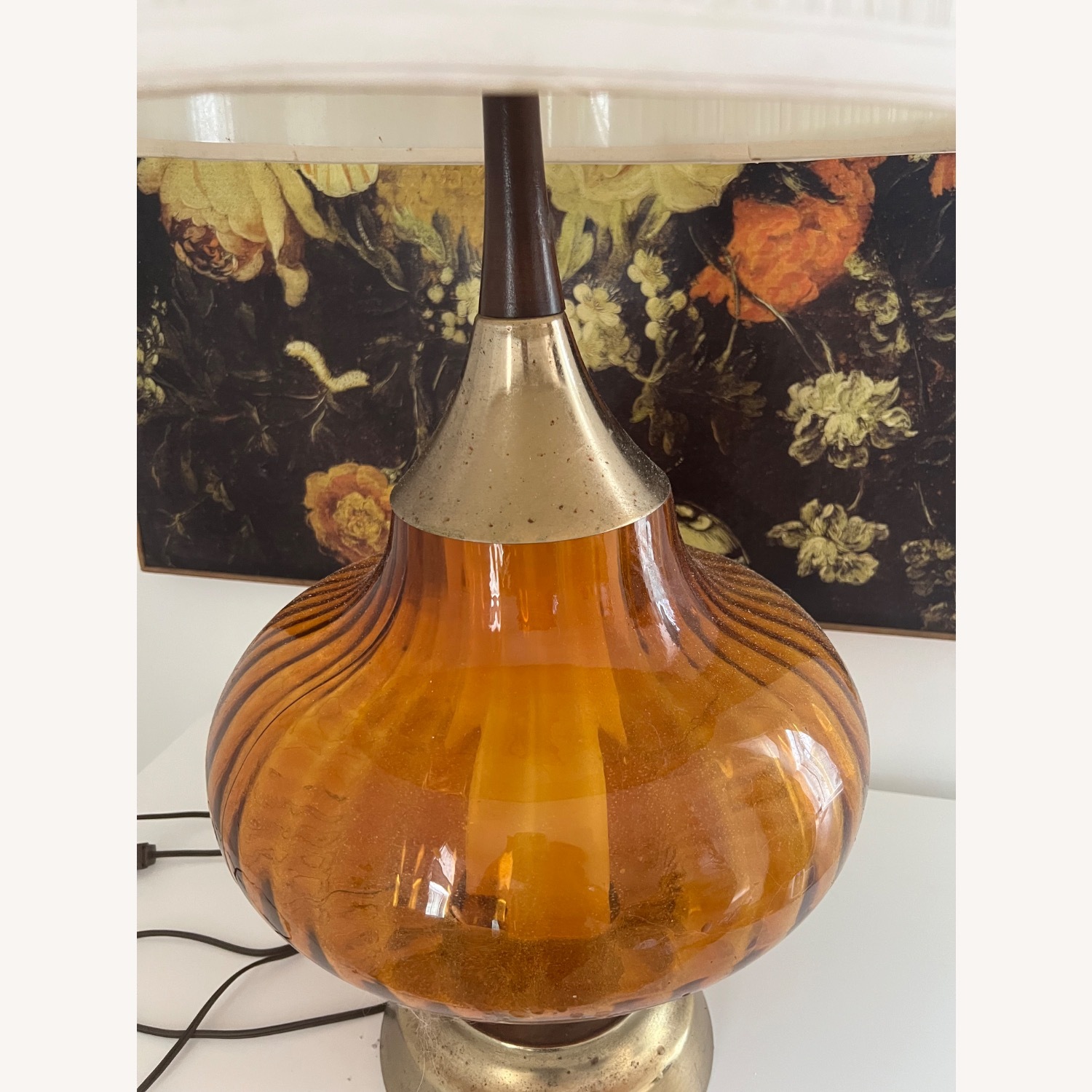 Set of 2 Mid-Century Tall Table Lamps  - image-4