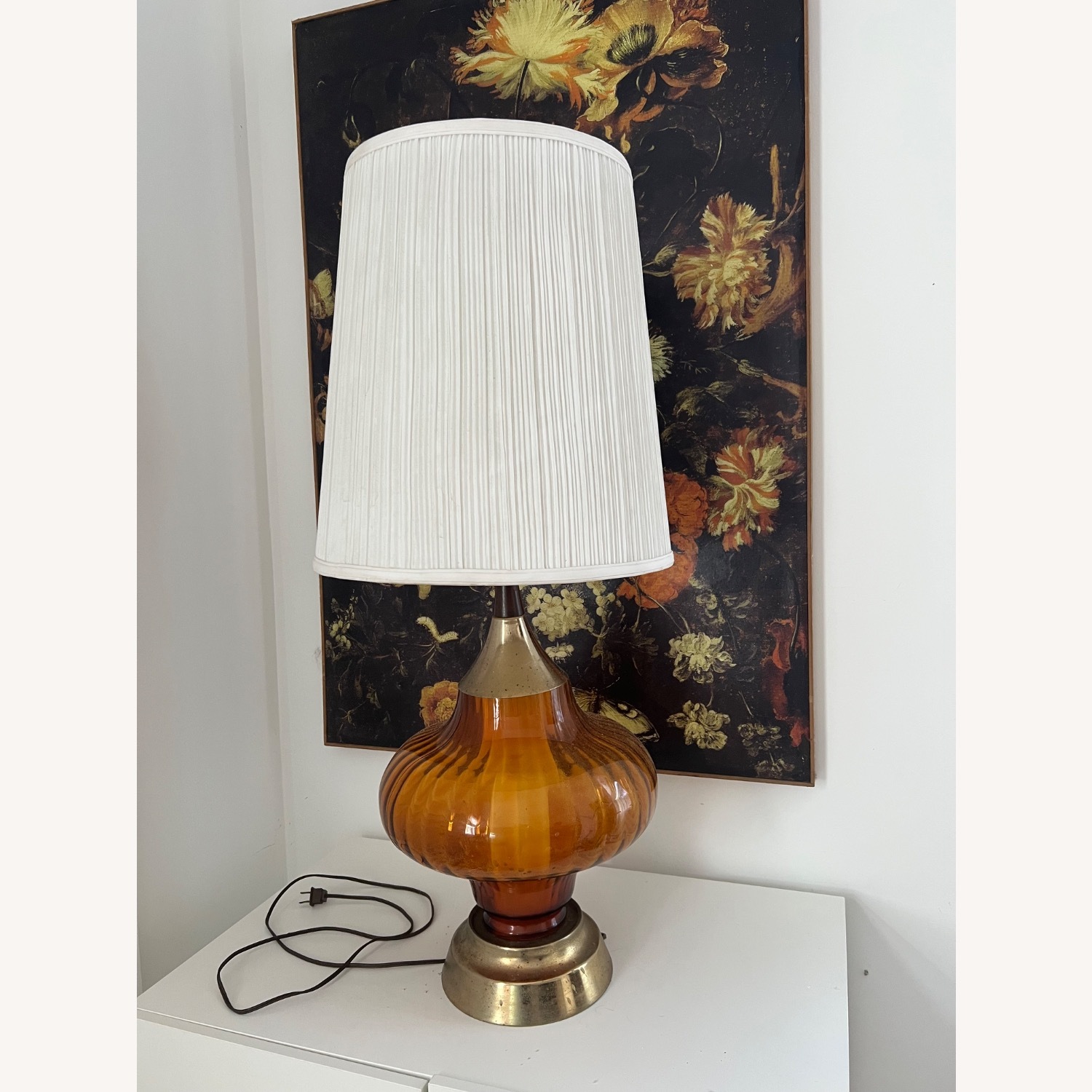 Set of 2 Mid-Century Tall Table Lamps  - image-2